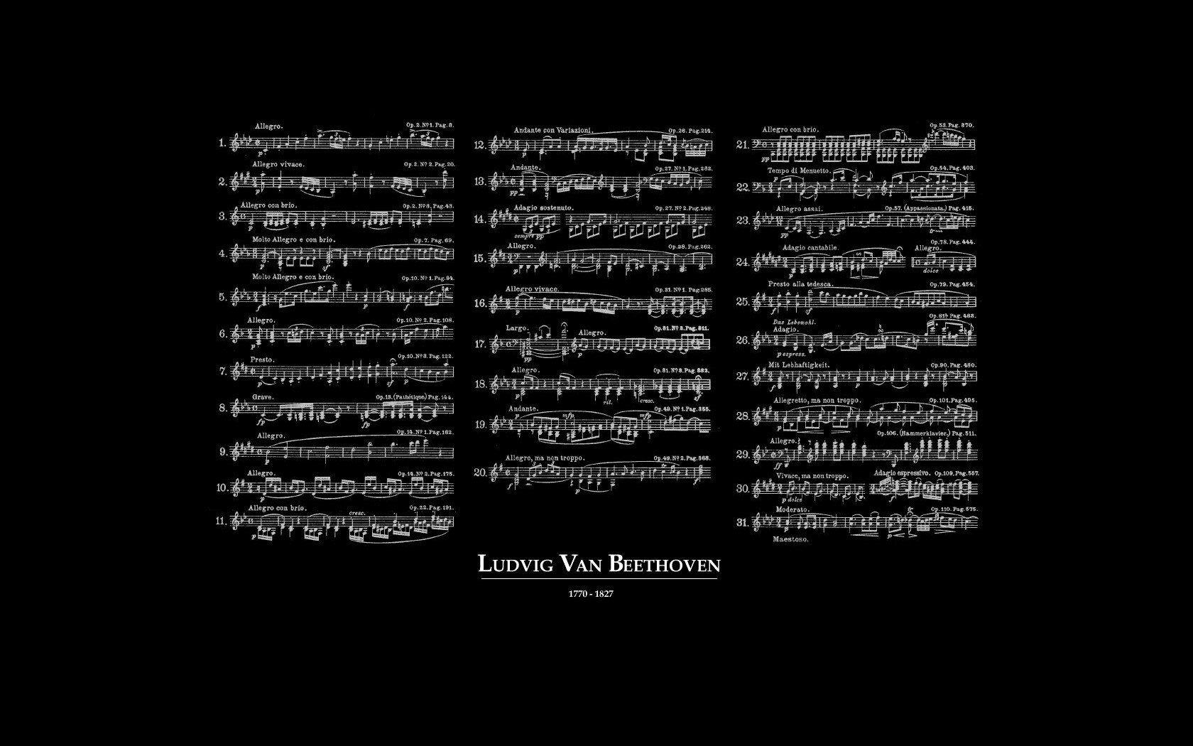 1680x1050 Ludwig Van Beethoven HD Wallpaper
