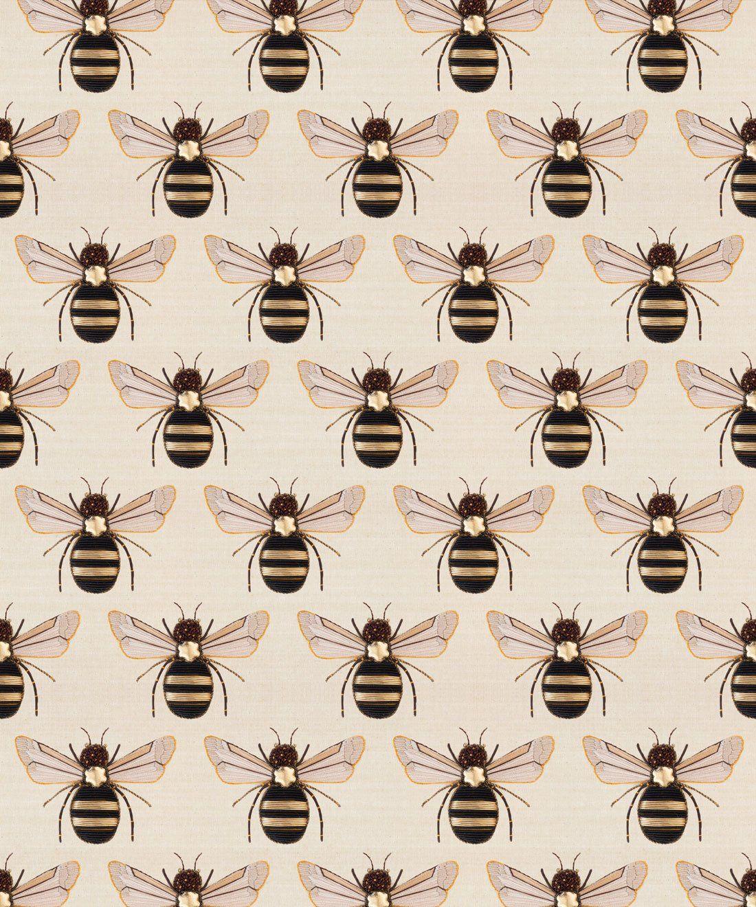 Hình nền thêu ong vàng 1100x1320 • Được làm thủ công • Milton & King