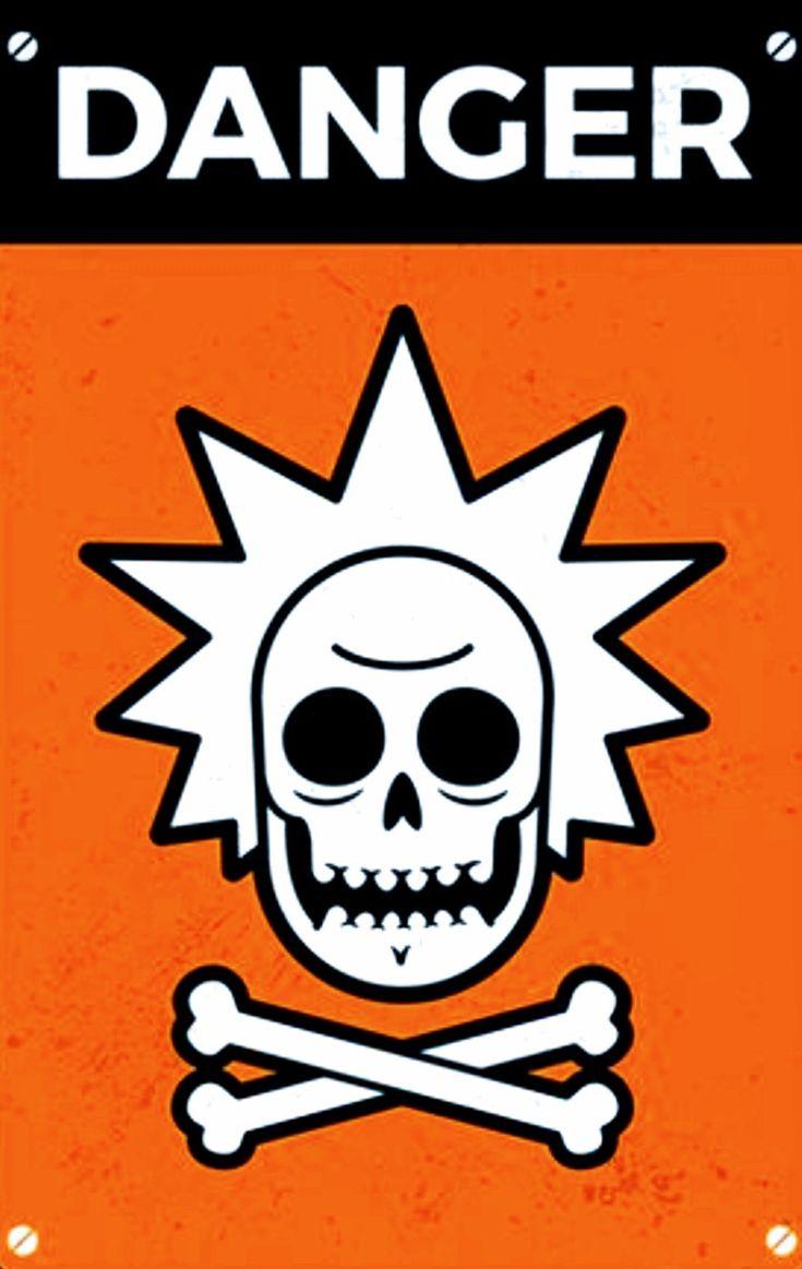 735x1163 Rick and Morty Wallpaper iphone : Rick and Morty x Danger