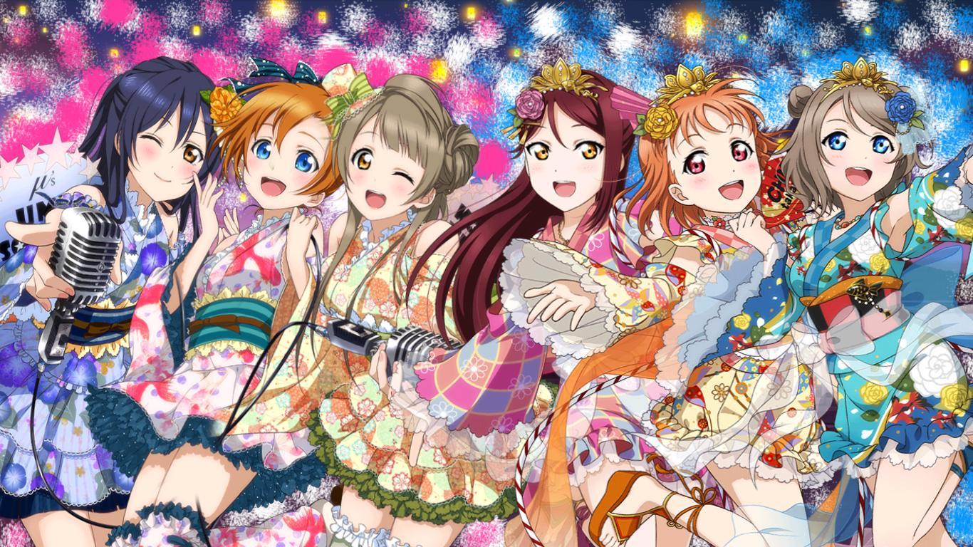 1366x768 Love Live Wallpaper, Free Stock Wallpaper