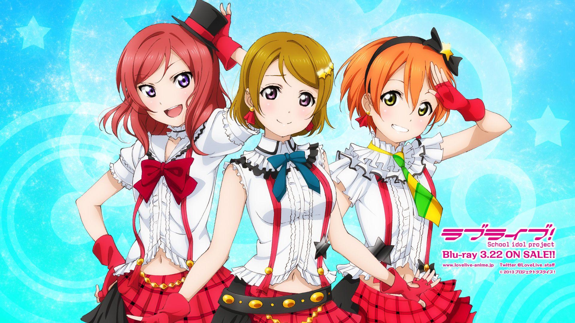 1920x1080 hoshizora, Rin, Koizumi, Hanayo, Love, Live, School, Idol