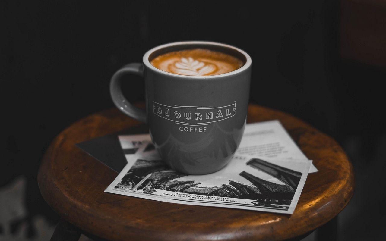 1280x800 Download wallpaper 1280x800 coffee, mug, chair widescreen 16