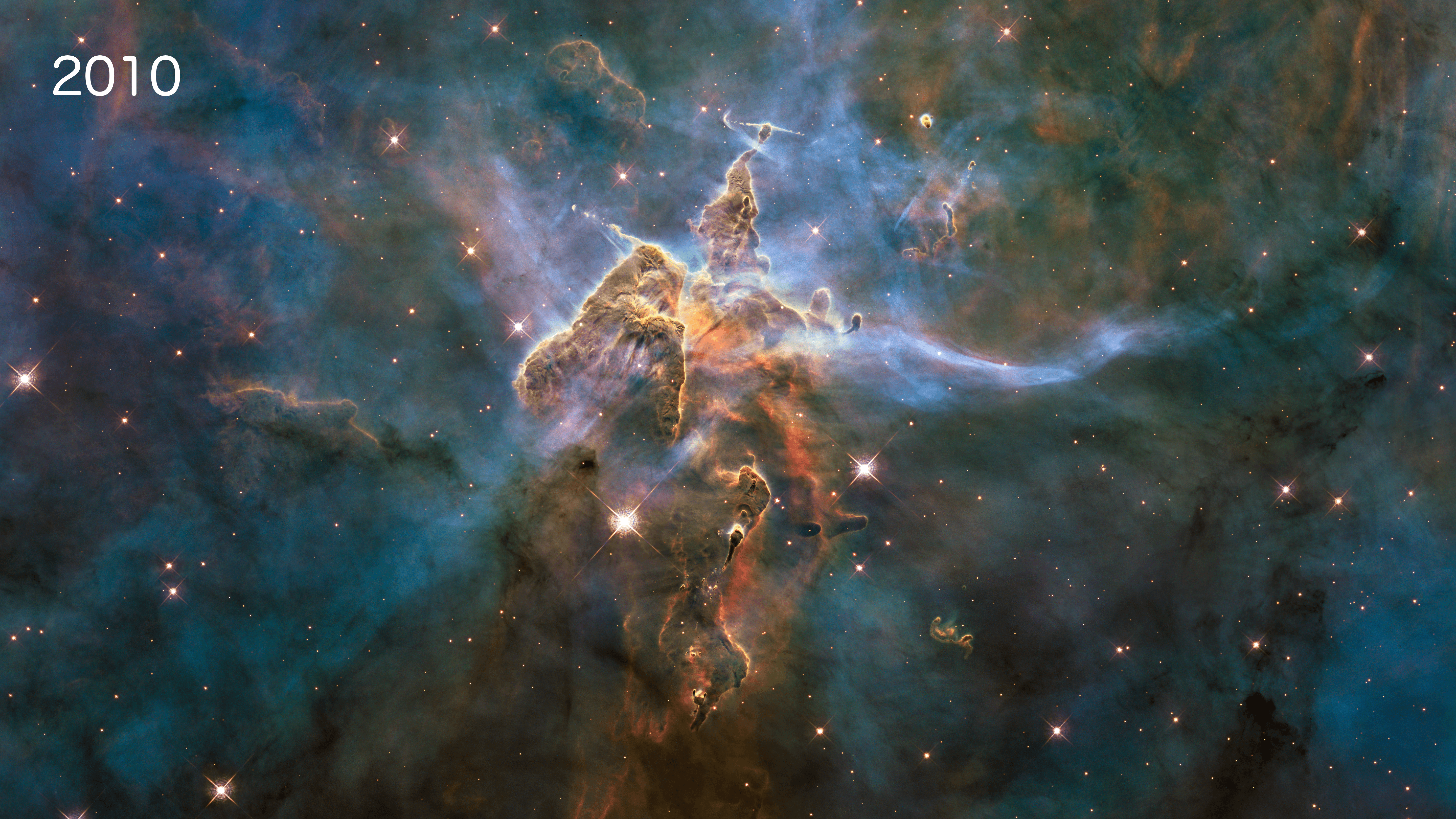 5760x3240 Hyperwall: 25 Years of Hubble