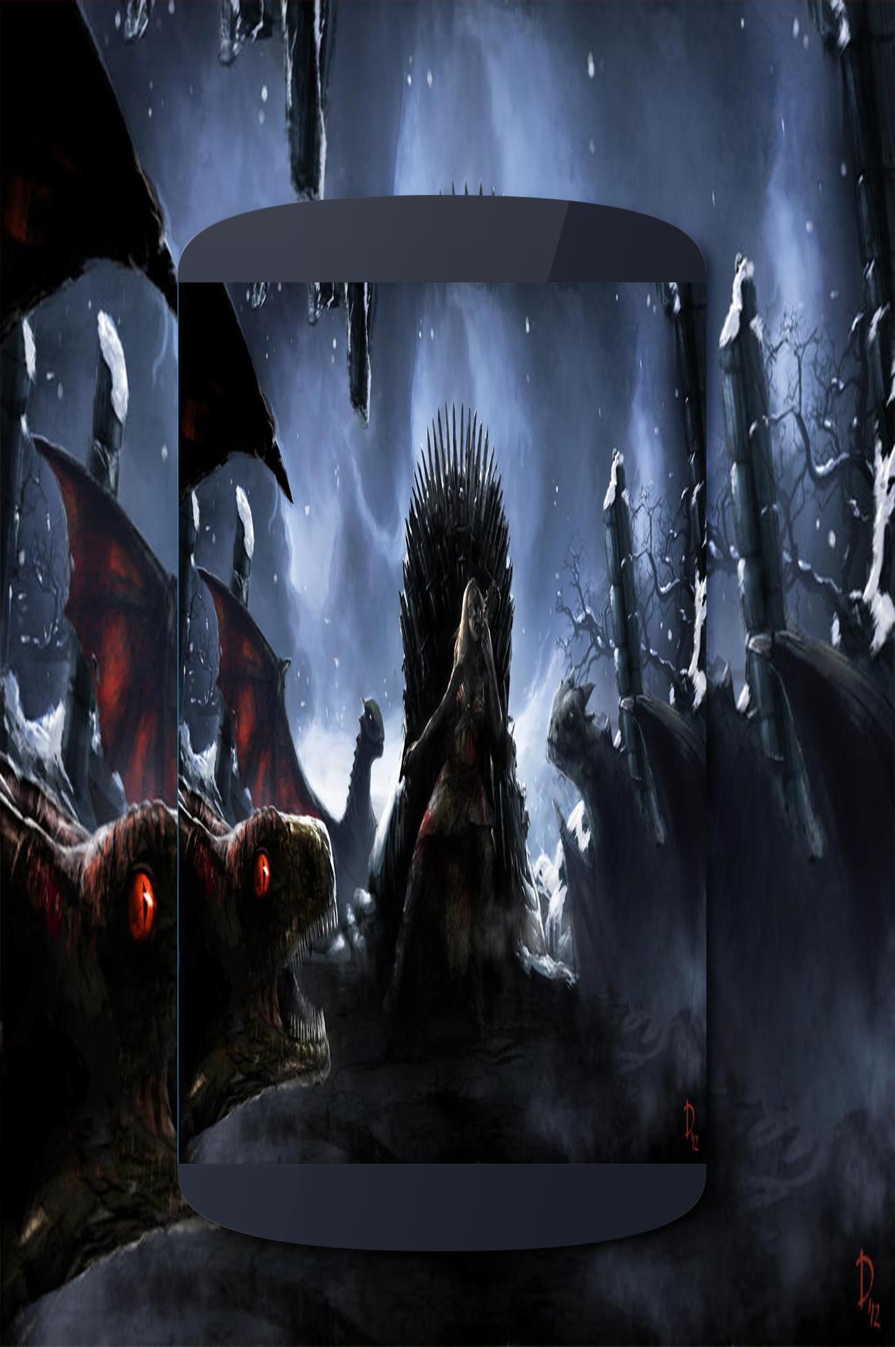 1300x1956 Thrones Wallpaper 4K -Fan GOT Art for Android