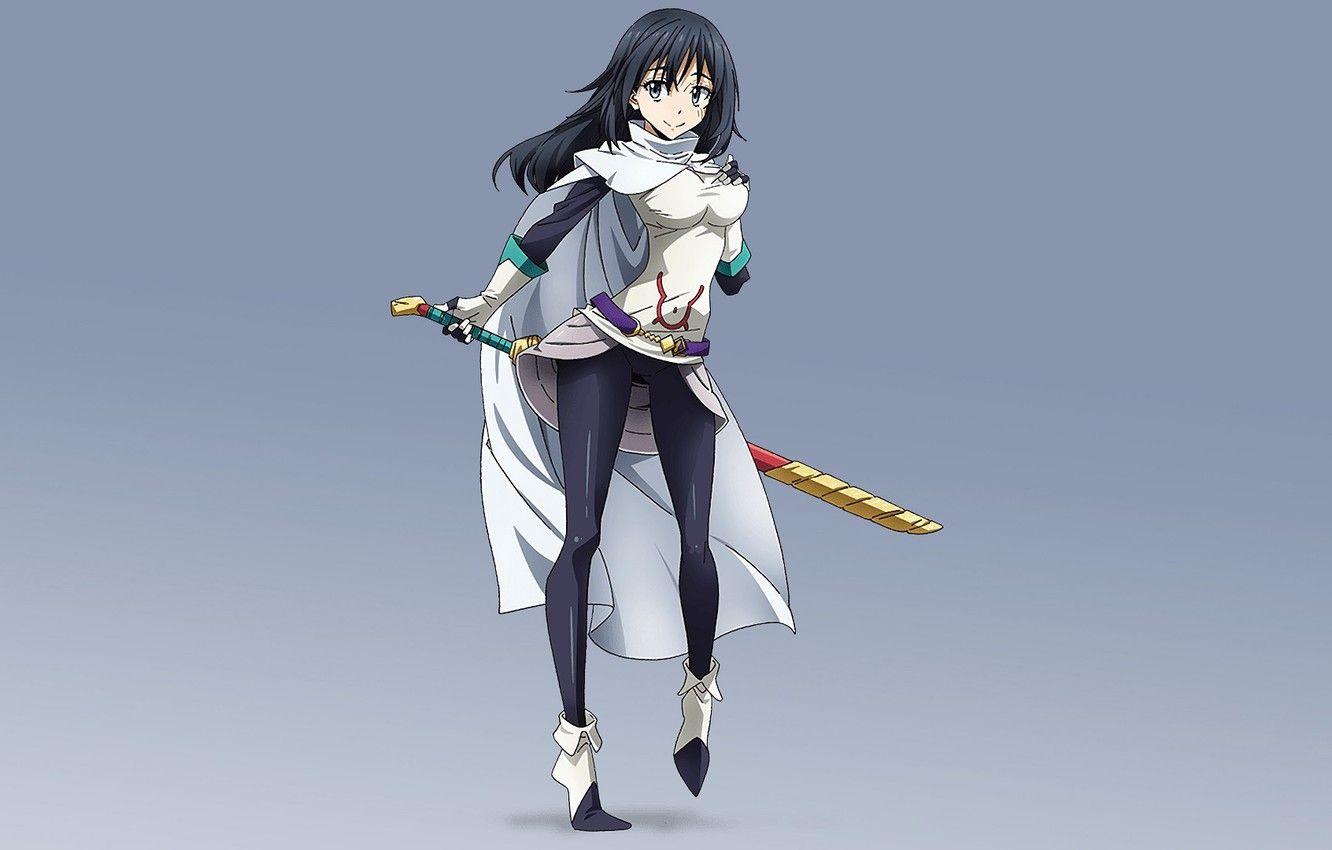1332x850 Wallpaper girl, background, sword, About my reincarnation