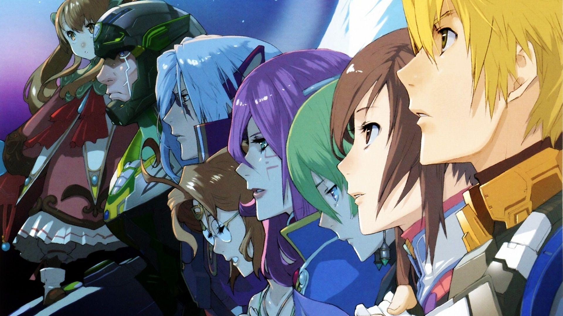 1920x1080 Game's heroes. Wallpaper from Star Ocean: The Last Hope