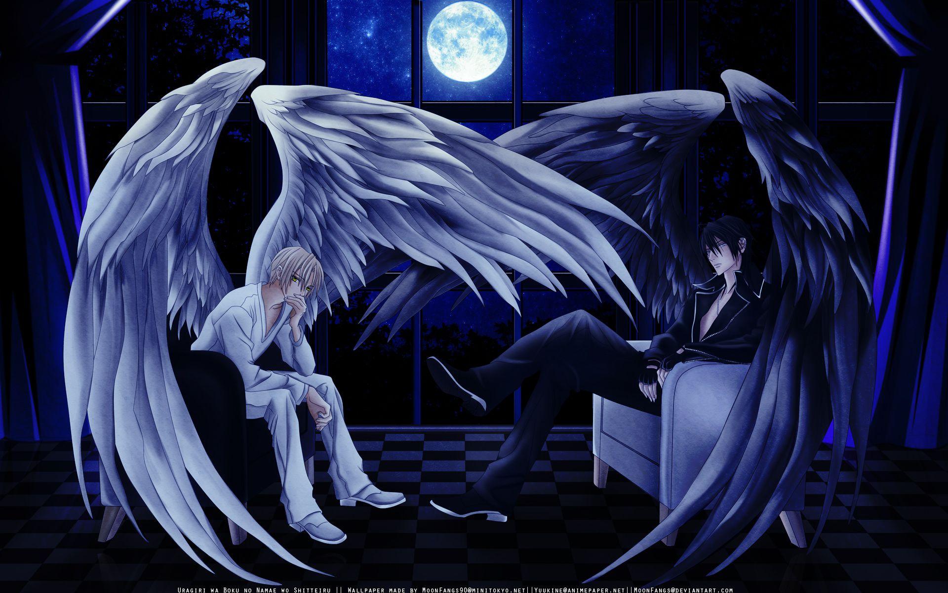 1920x1200 Anime Angel wings HD Image