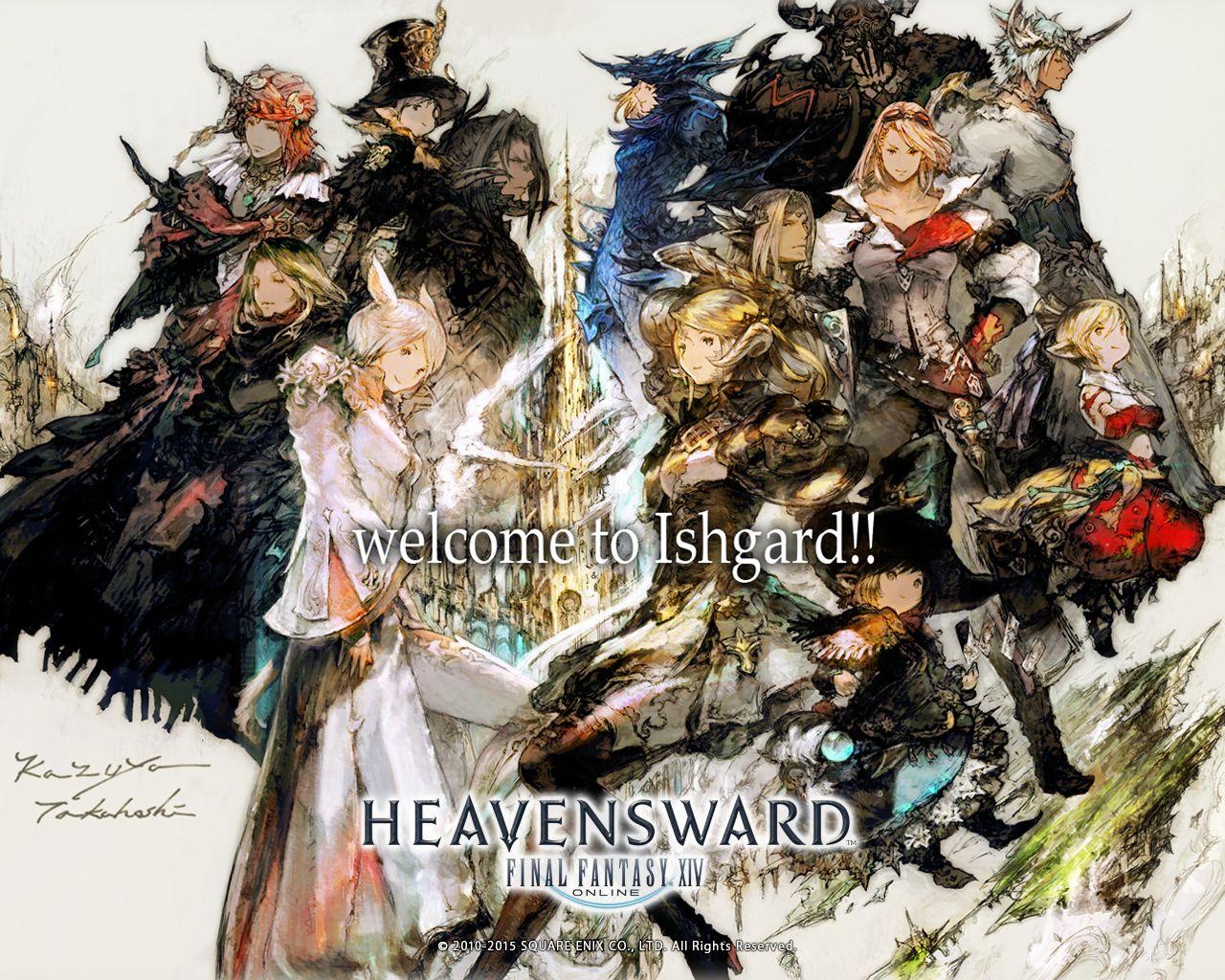 1280x1024 FINAL FANTASY XIV Fan Kit