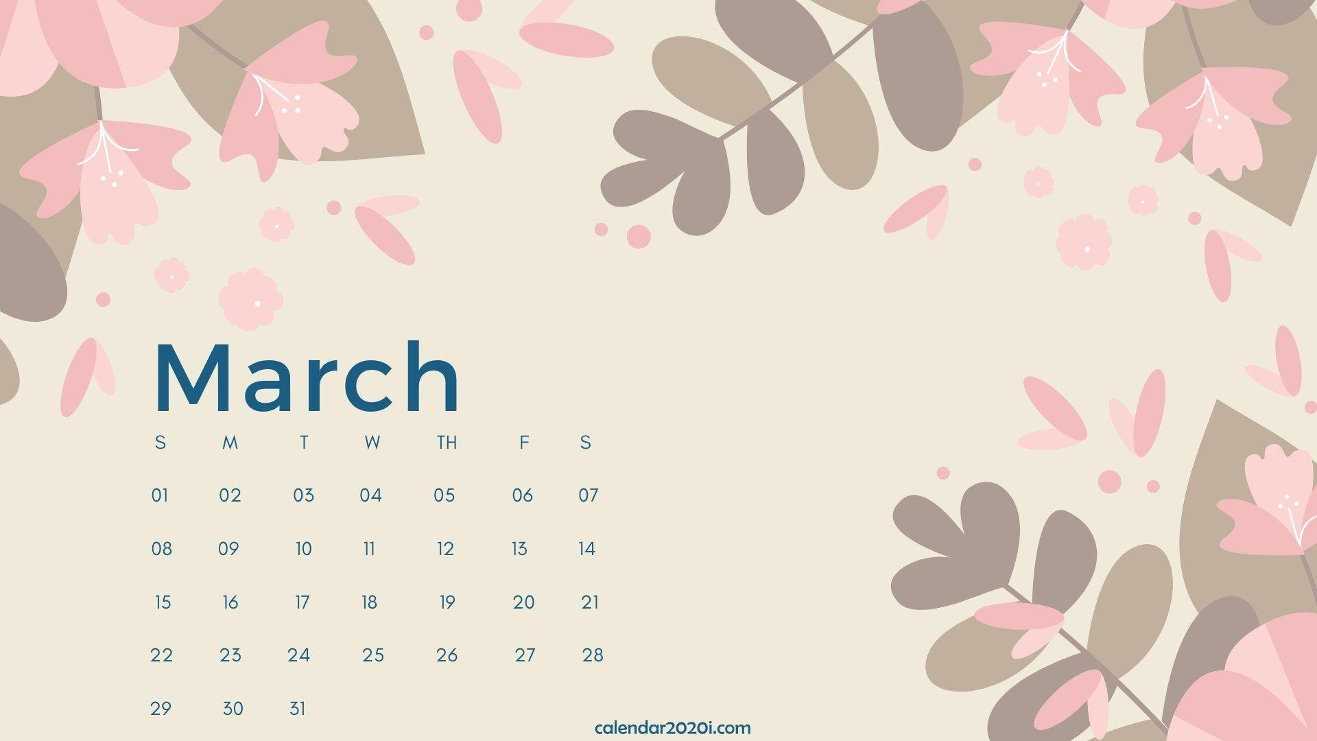 March 2021 Desktop Wallpaper Calendar Image ID 10