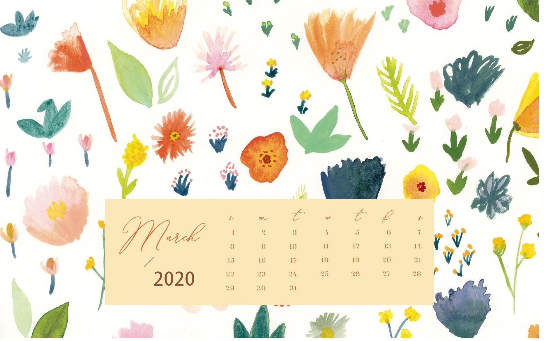 MARCH DIGITAL BLOOMS ROUNDUP  8 FREE TECH WALLPAPERS  JustineCelina