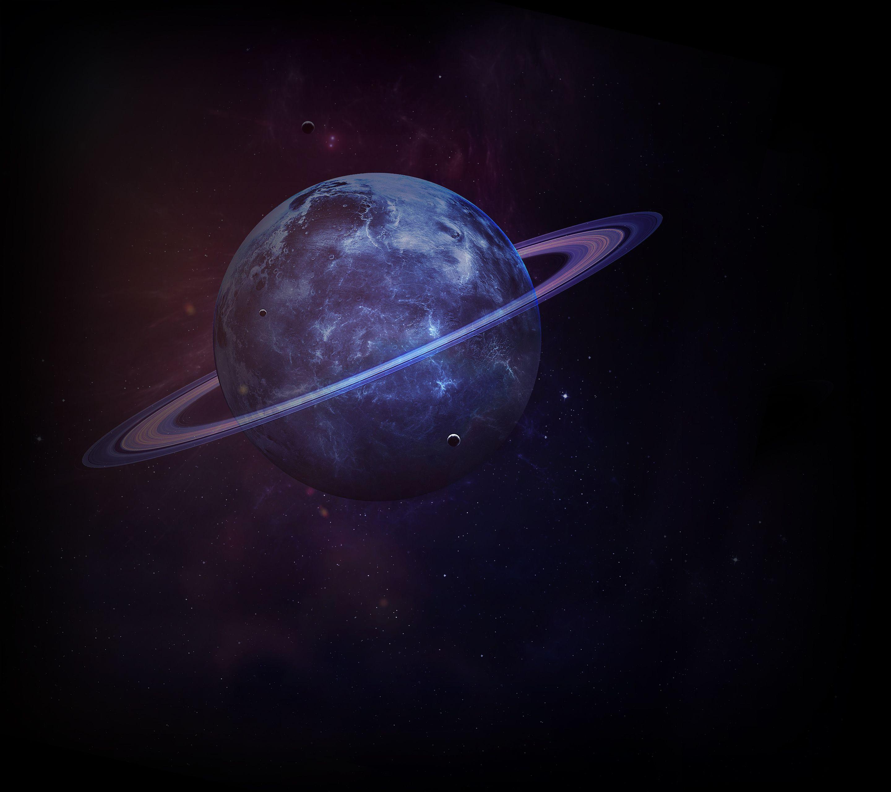 2880x2560 Wallpaper Saturn, Planet, Huawei Honor V Stock, HD, Space