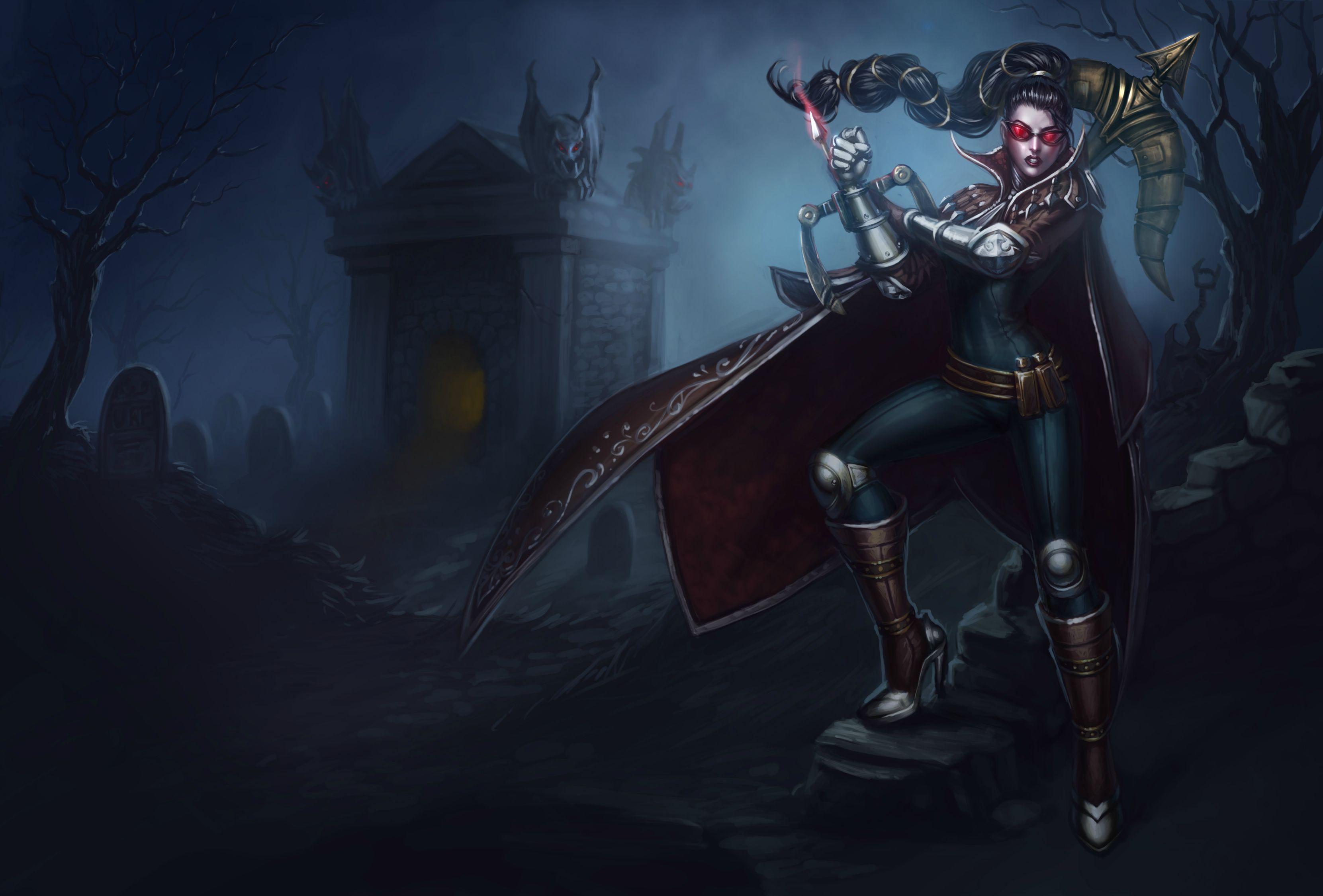 3322x2250 Vayne Classic Skin Wallpaper of Legends Wallpaper