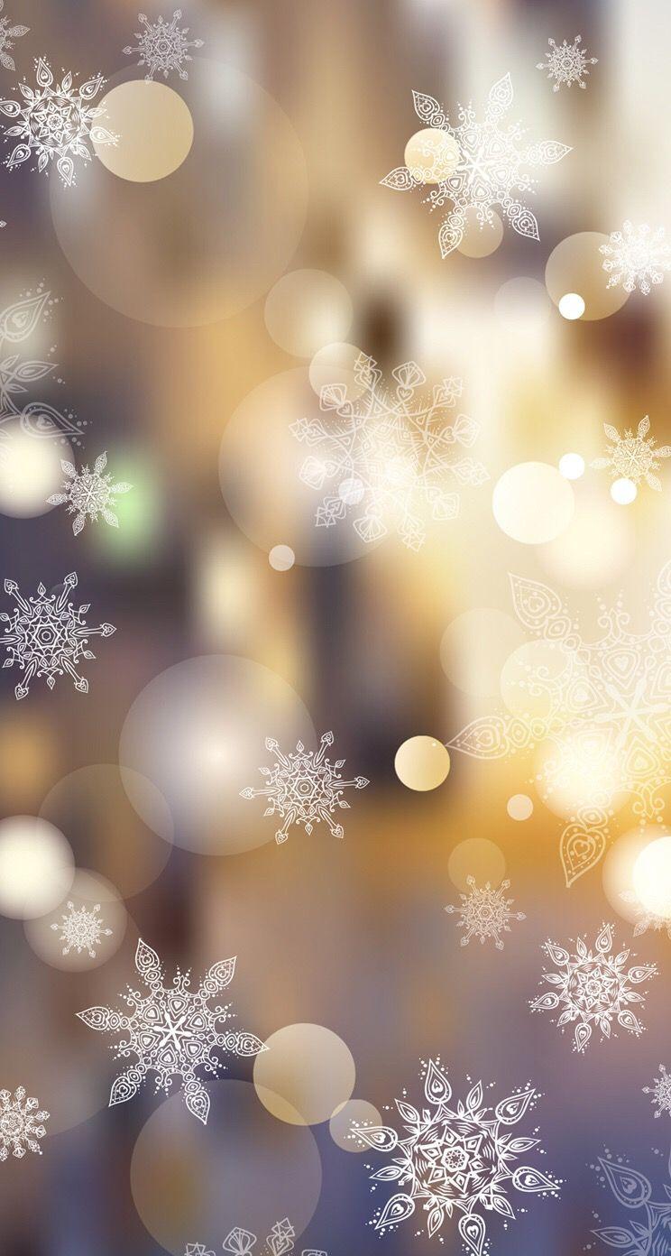 744x1392 Wallpaper iPhone #winter#snowflakes⚪️