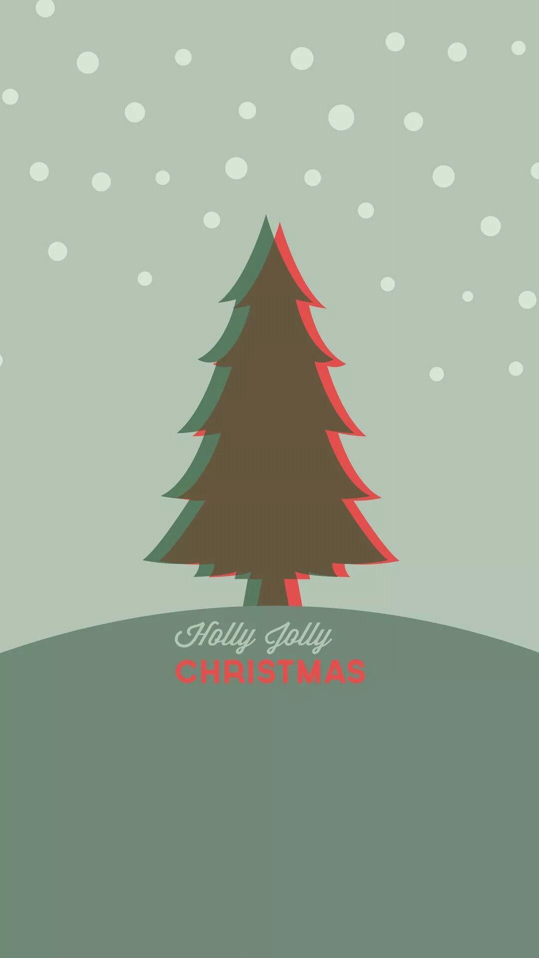 1080x1920 Snowfall Christmas Tree. Tap to see Best Christmas