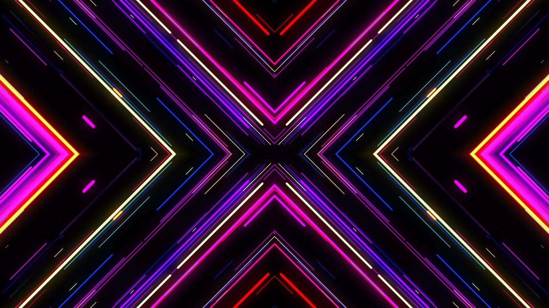 1920x1080 Neon Light Background