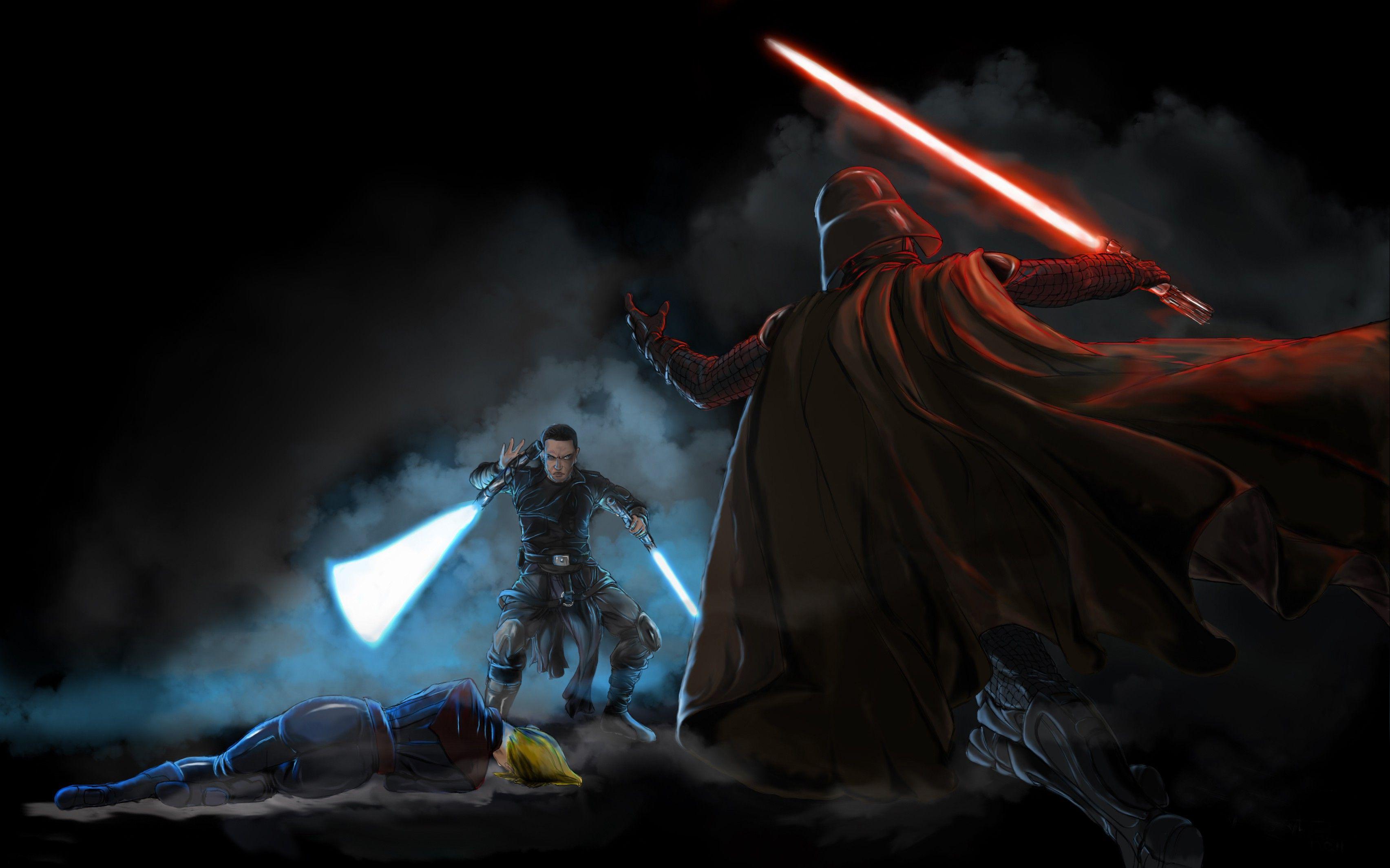 3409x2130 Star Wars, Artwork, Darth Vader Wallpaper HD / Desktop and Mobile Background