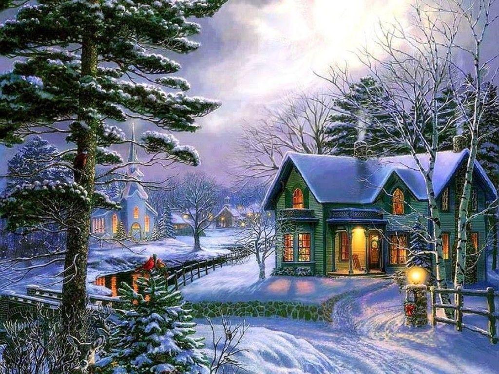 1024x768 Old Fashioned Christmas Background