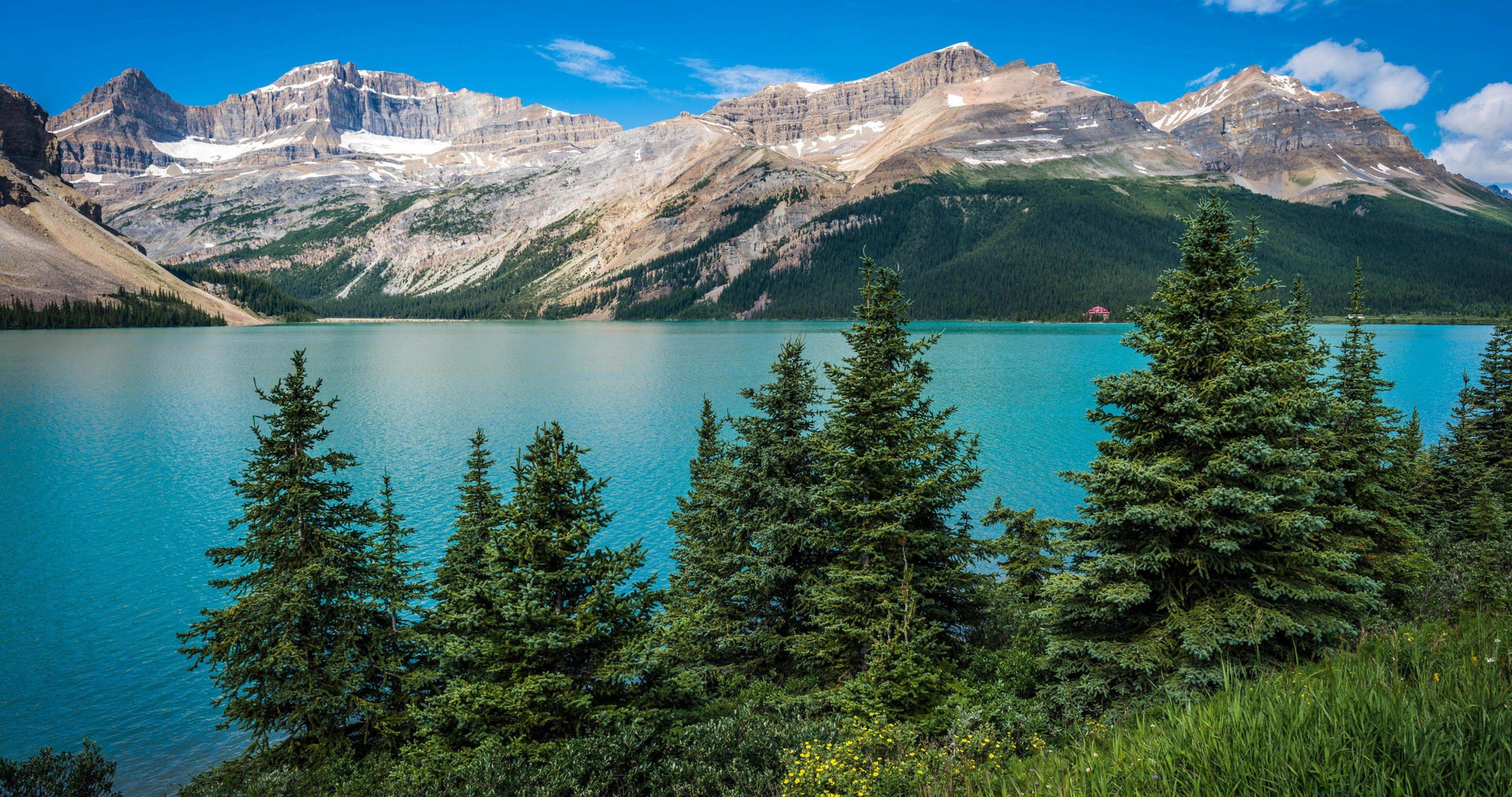 4096x2160 Banff National Park Wallpaper