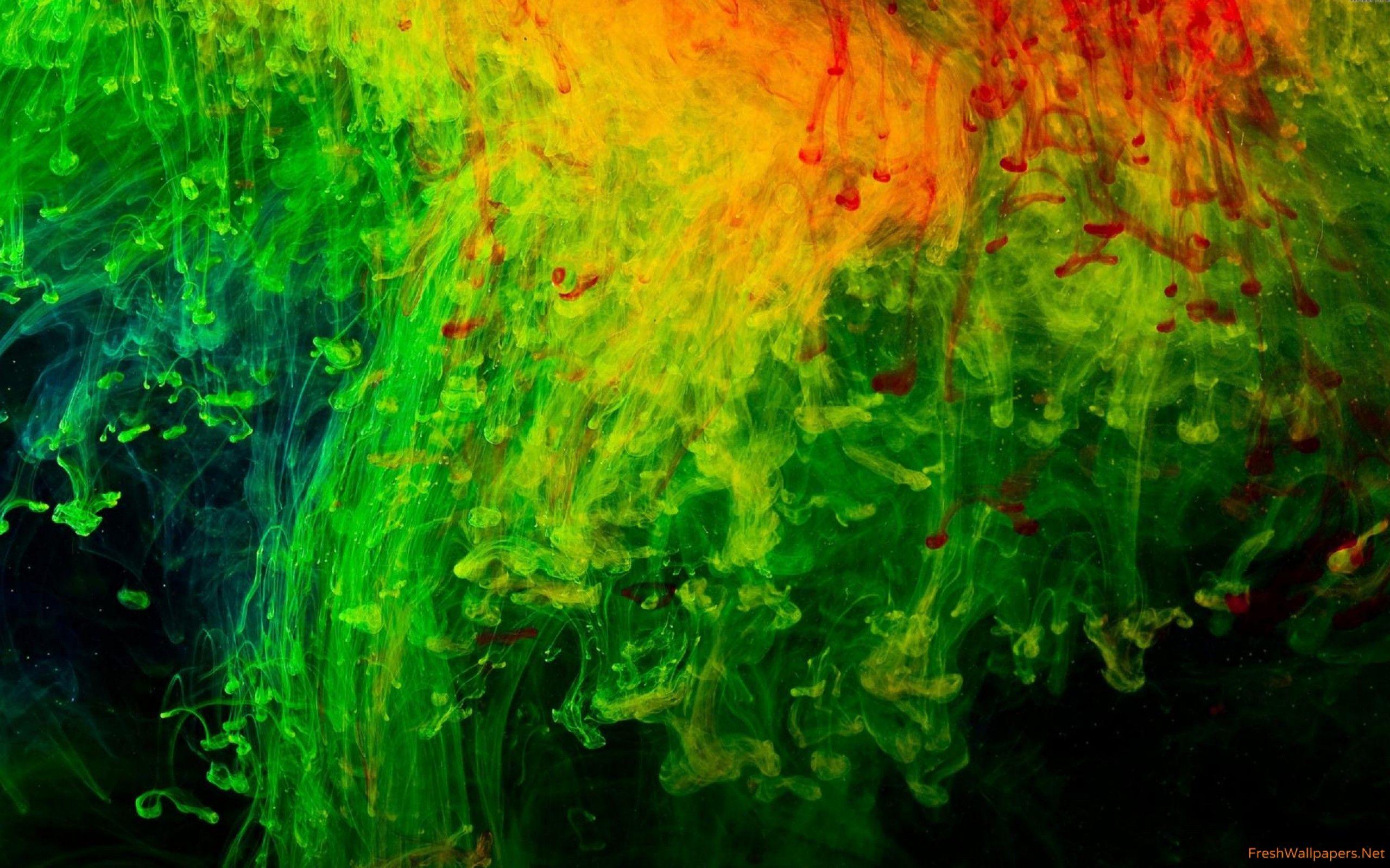 2560x1600 Paint in water wallpaper