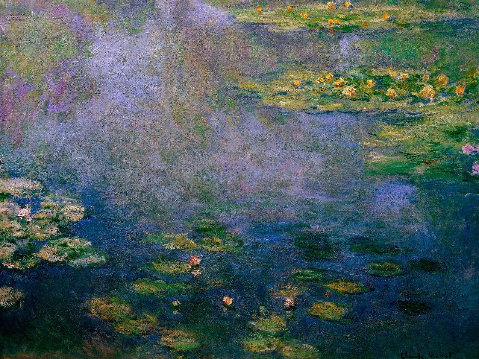 1600x1200 Painting, Claude, Monet, Water, Lilies, Full, Screen, HD, Wallpaper, Best Background, Colors, Wallpaper For Large Screens, 1600x1200