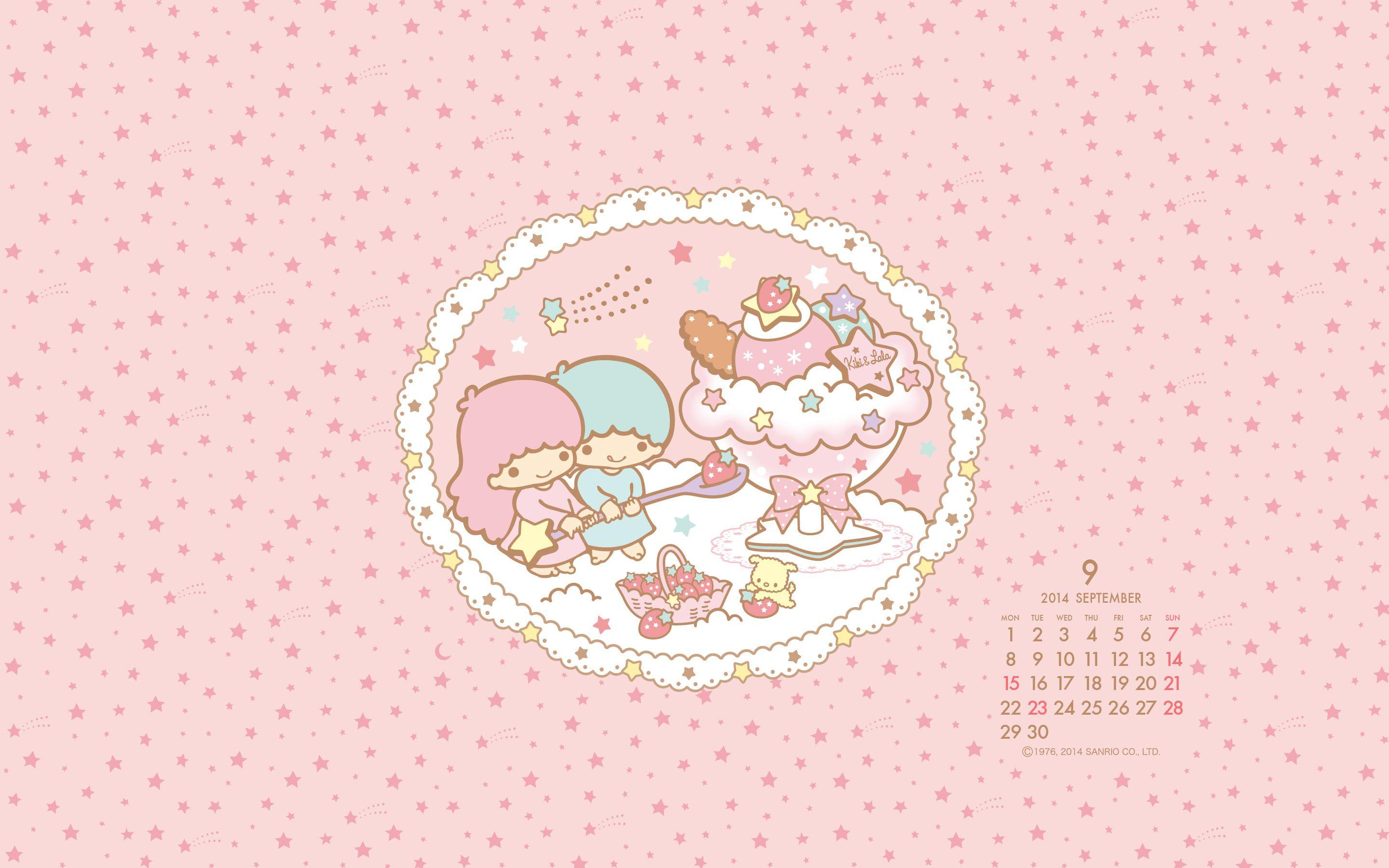 2880x1800 I love Kawaii: Little Twin Stars September 2014 Wallpaper