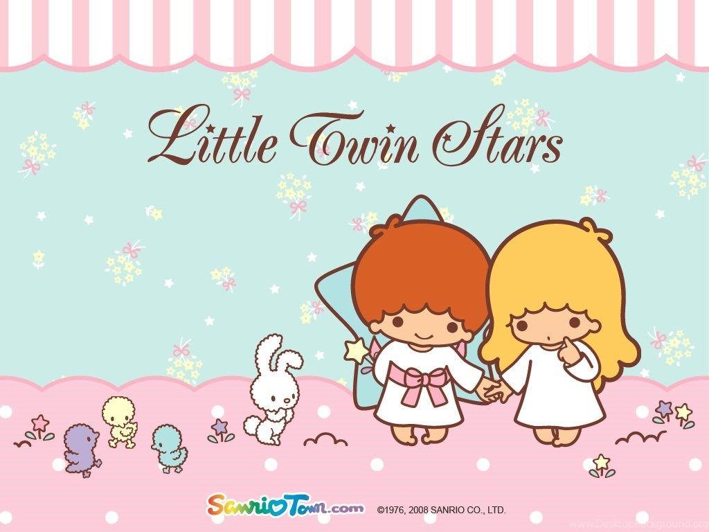 1024x768 Little Twin Stars Kiki And Lala, HD Wallpaper & background