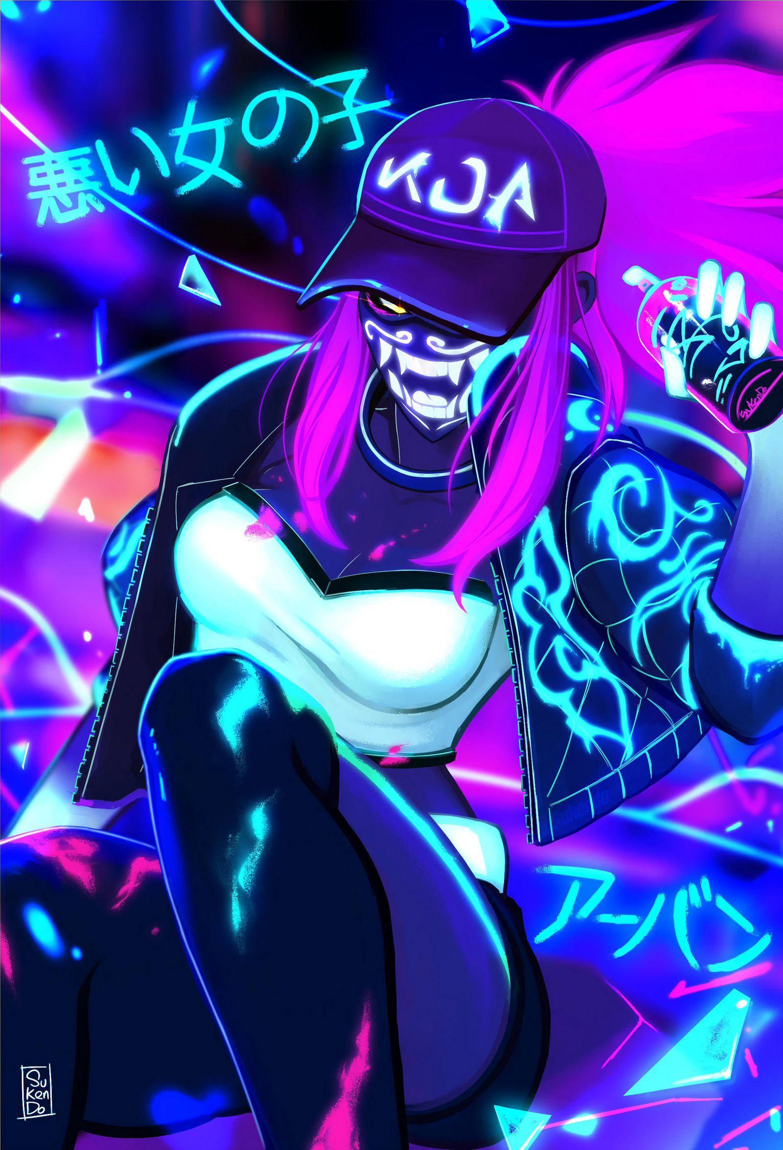 1600x2349 K DA Akali. LoL Wallpaper. League Of Legends In 2019