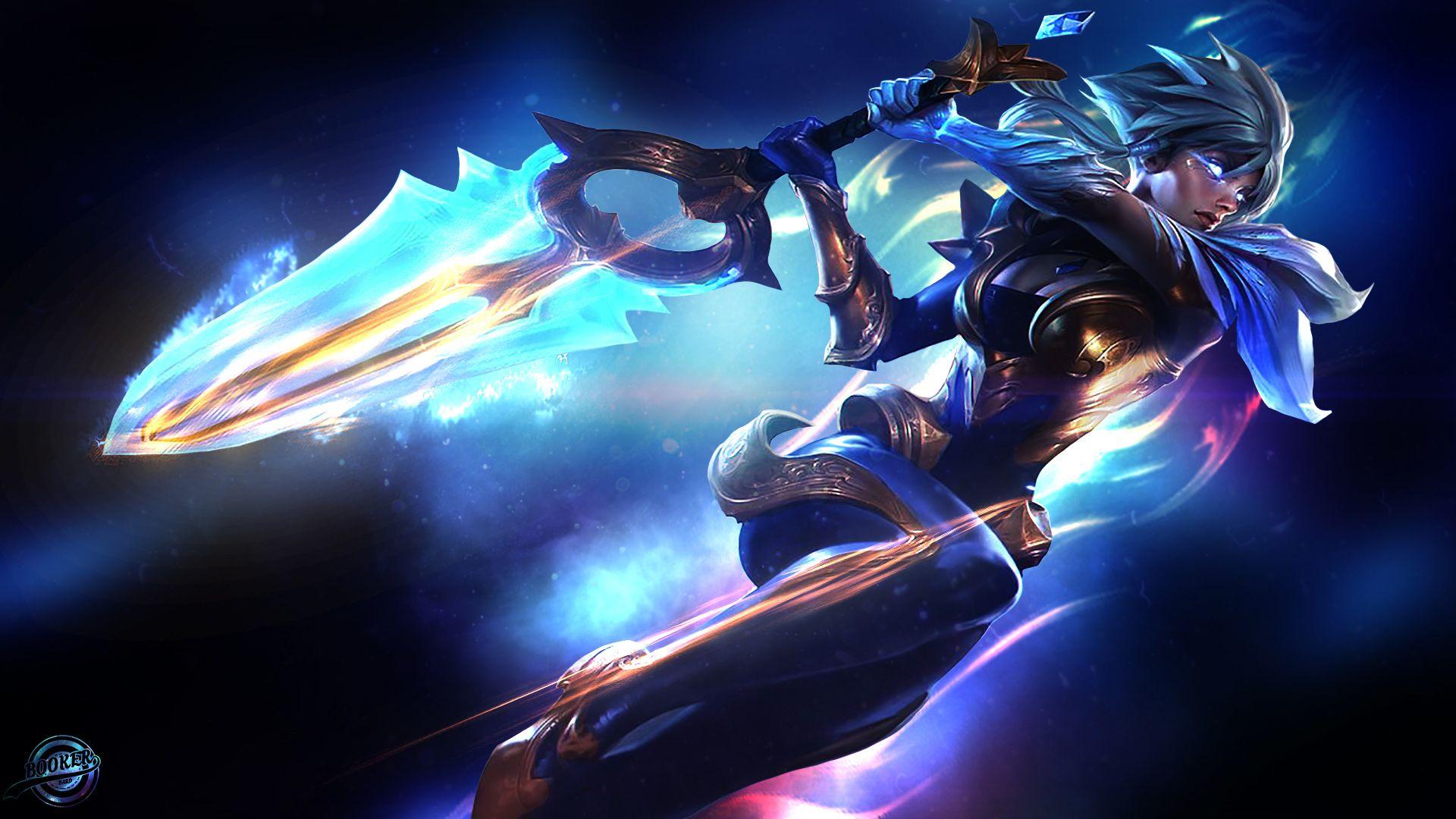 Riven LoL Dragonblade Splash Art 4K Wallpaper #589