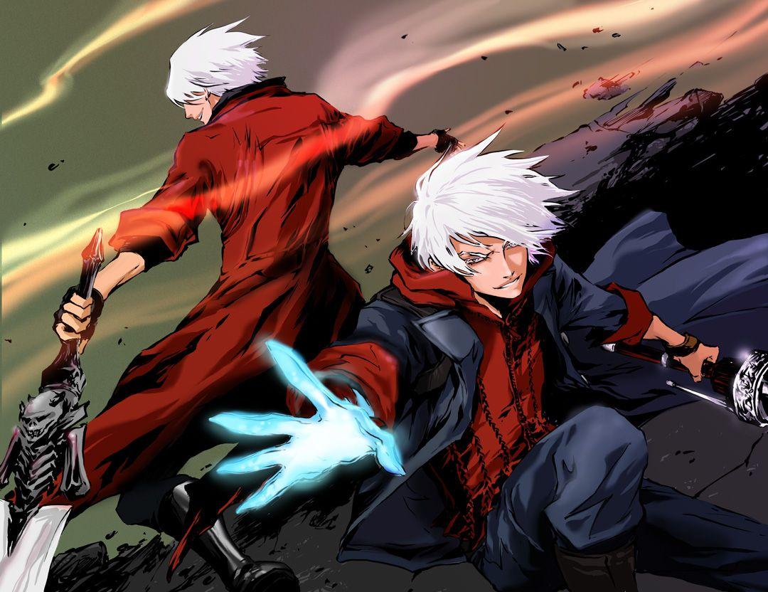 1080x832 Nero And Dante Devil May Cry 4 Wallpaper PS3 Games