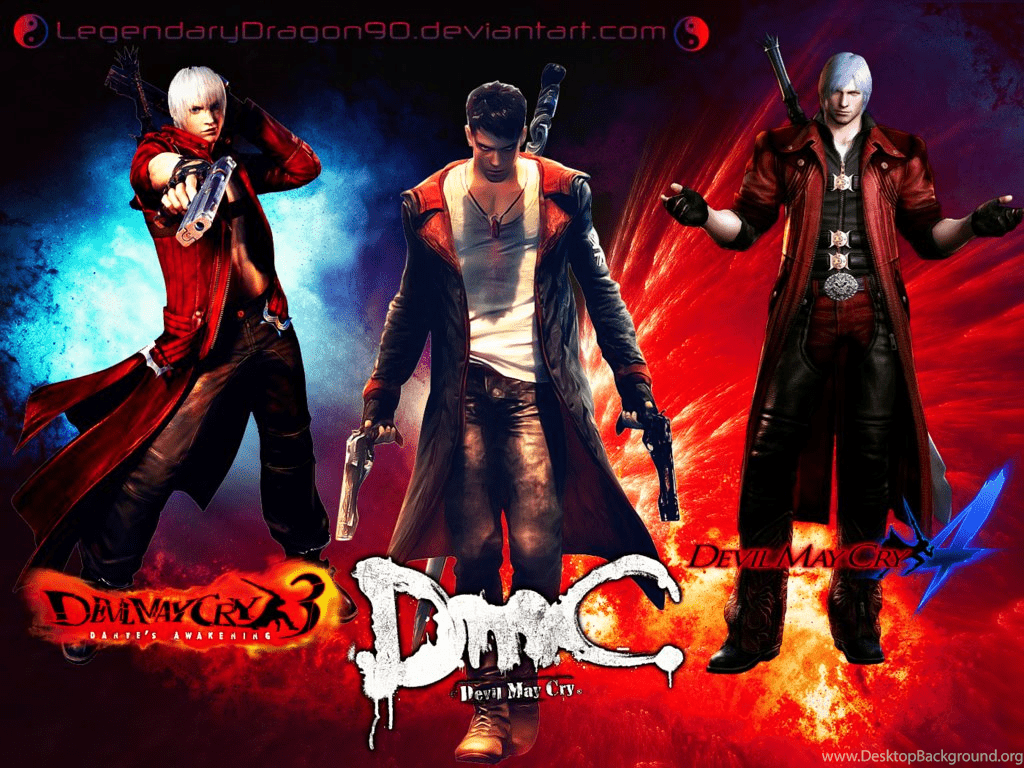 1024x768 Devil May Cry 1 Dante Wallpaper Desktop Background