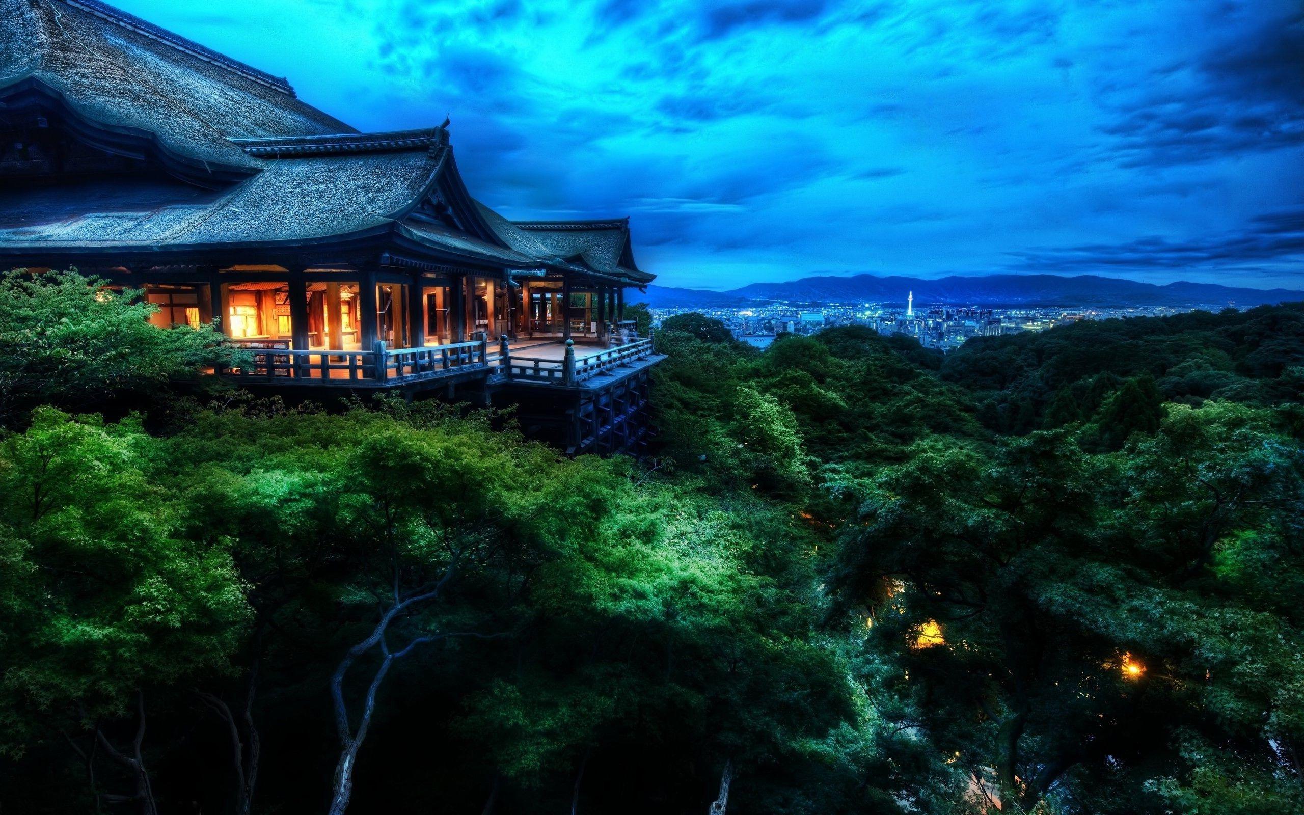 2560x1600 kyoto japan sunset wallpaper and background. Nature