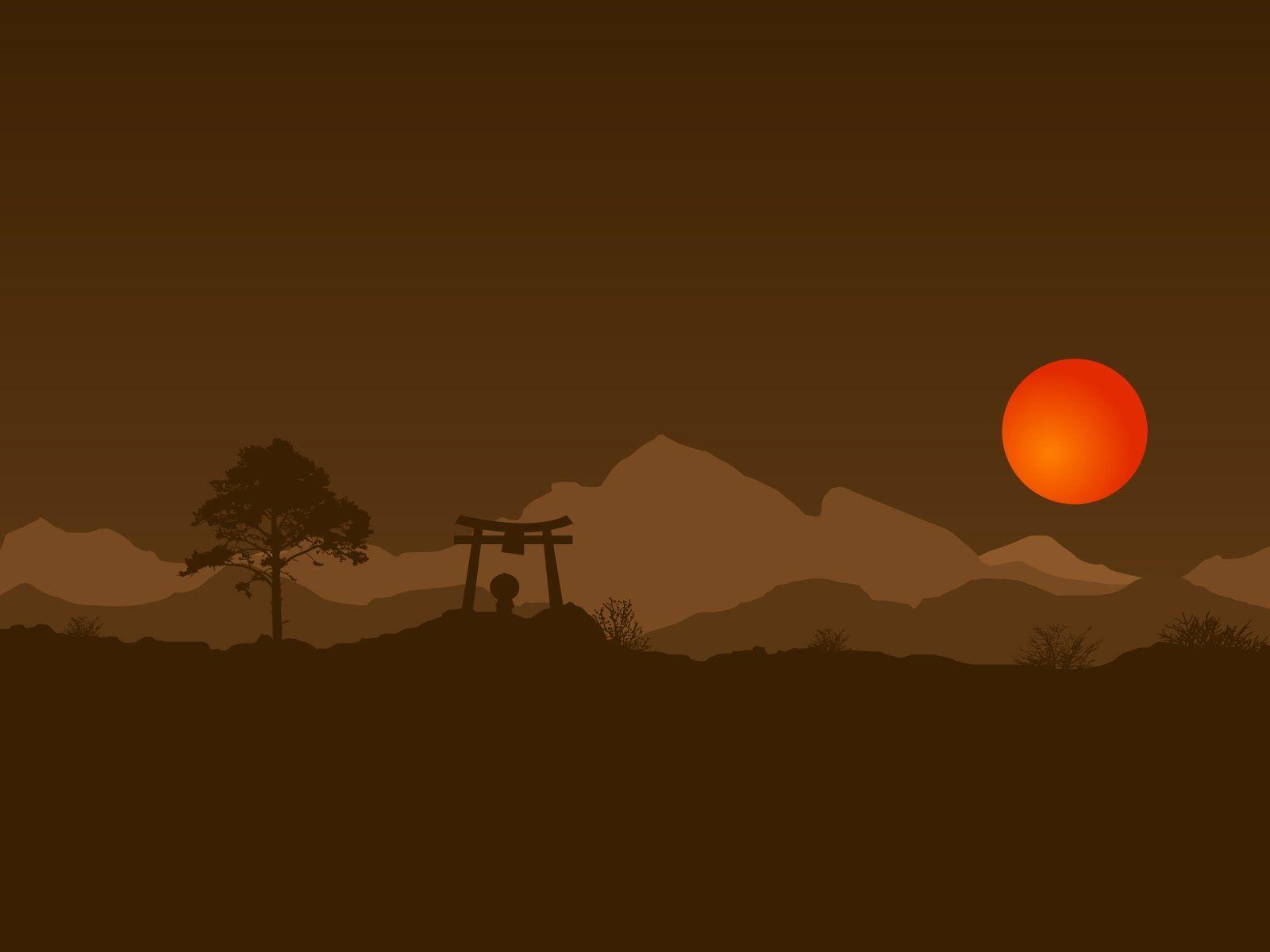 1600x1200 Torii Gate Wallpaper