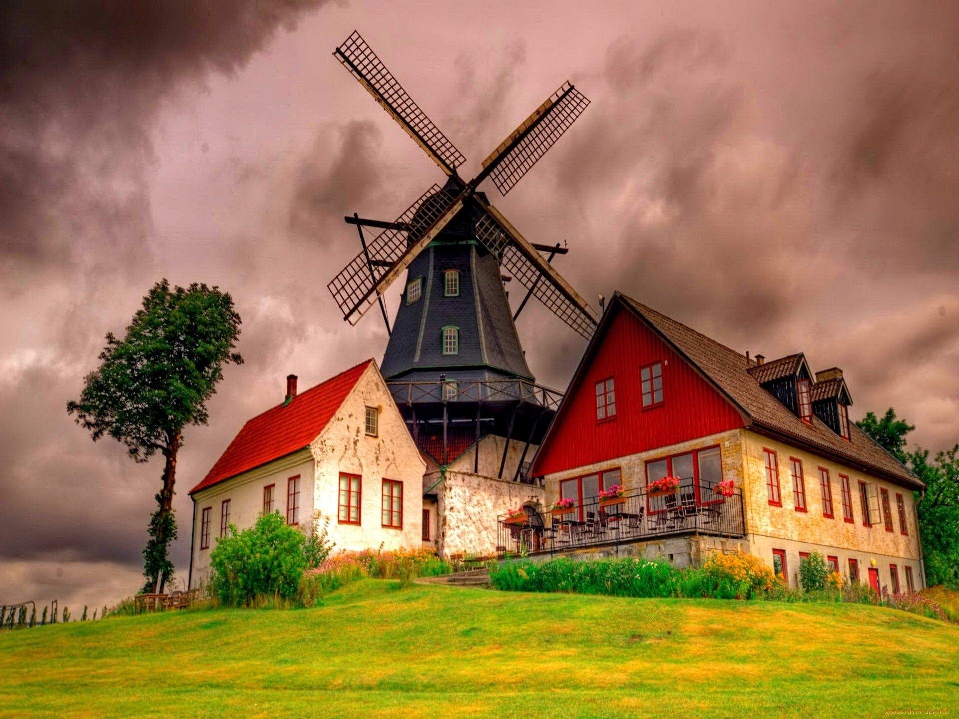 Windmill Wallpapers - Top Free Windmill Backgrounds - WallpaperAccess