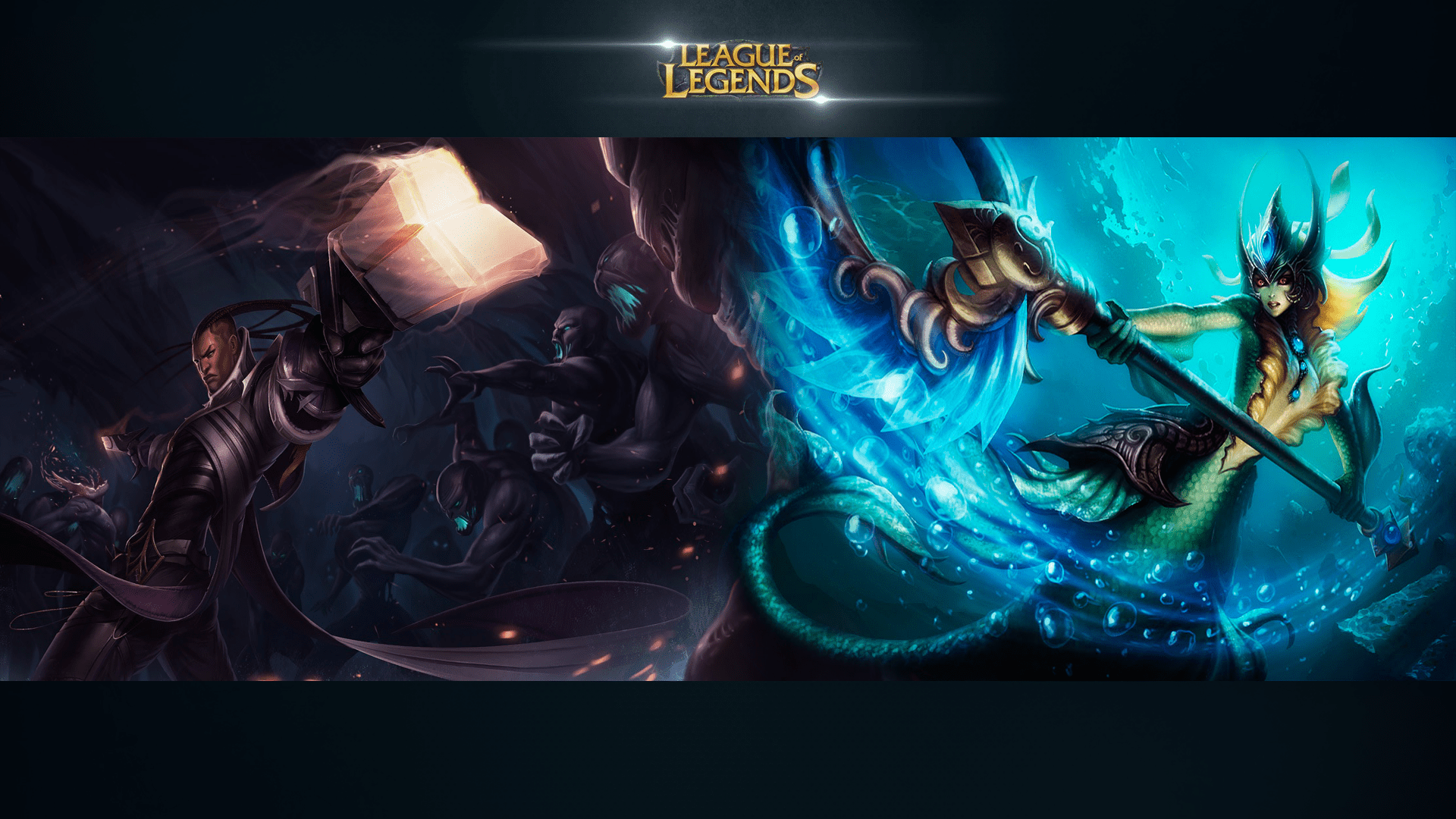 1920x1080 Lucian Nami Duo League Of Legends Hd, Download