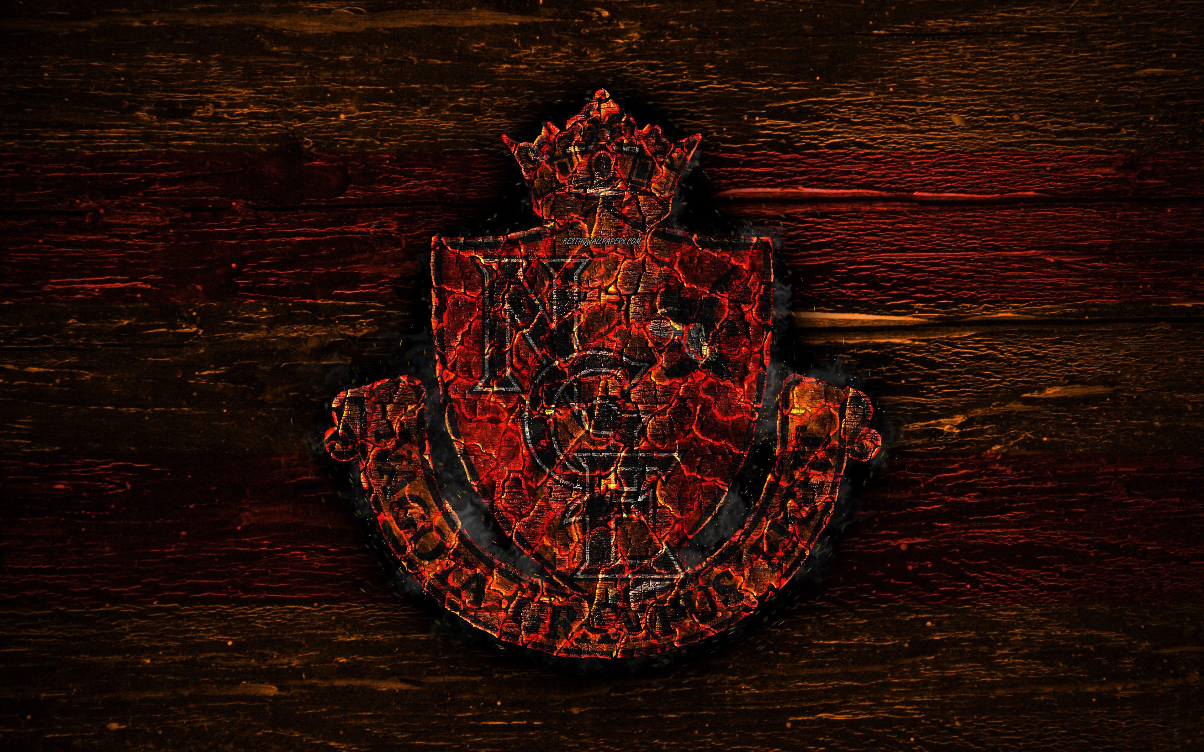 3840x2400 Download wallpaper Nagoya Grampus FC, 4k, fire logo, J