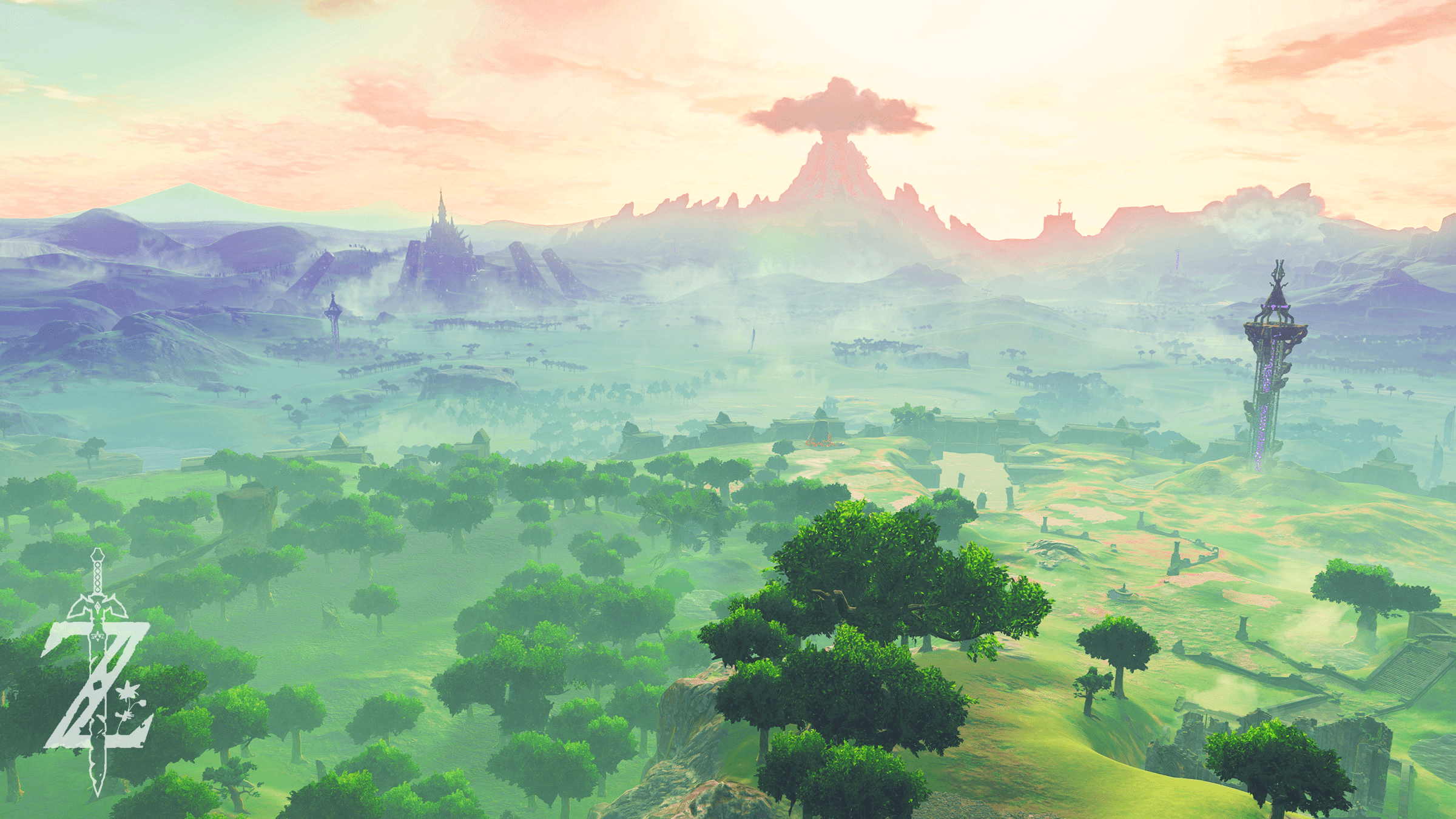 Hình nền HD tuyệt đẹp 2400x1350 Zelda: Hơi thở của hoang dã - Khá
