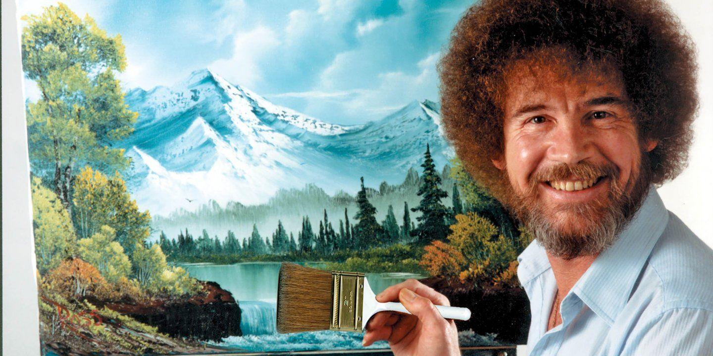 Bob Ross Wallpapers Top Free Bob Ross Backgrounds WallpaperAccess