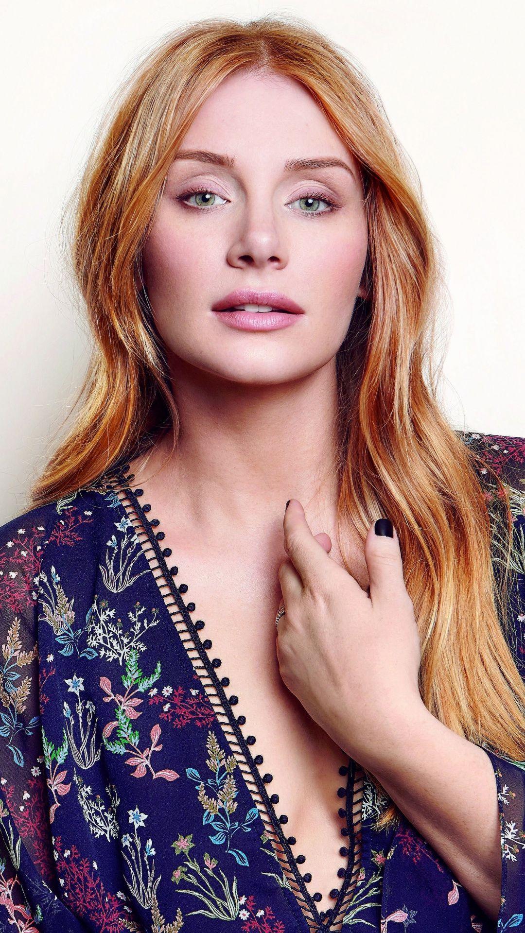 1080x1920 Famous actress, Bryce Dallas Howard, red head, 2018