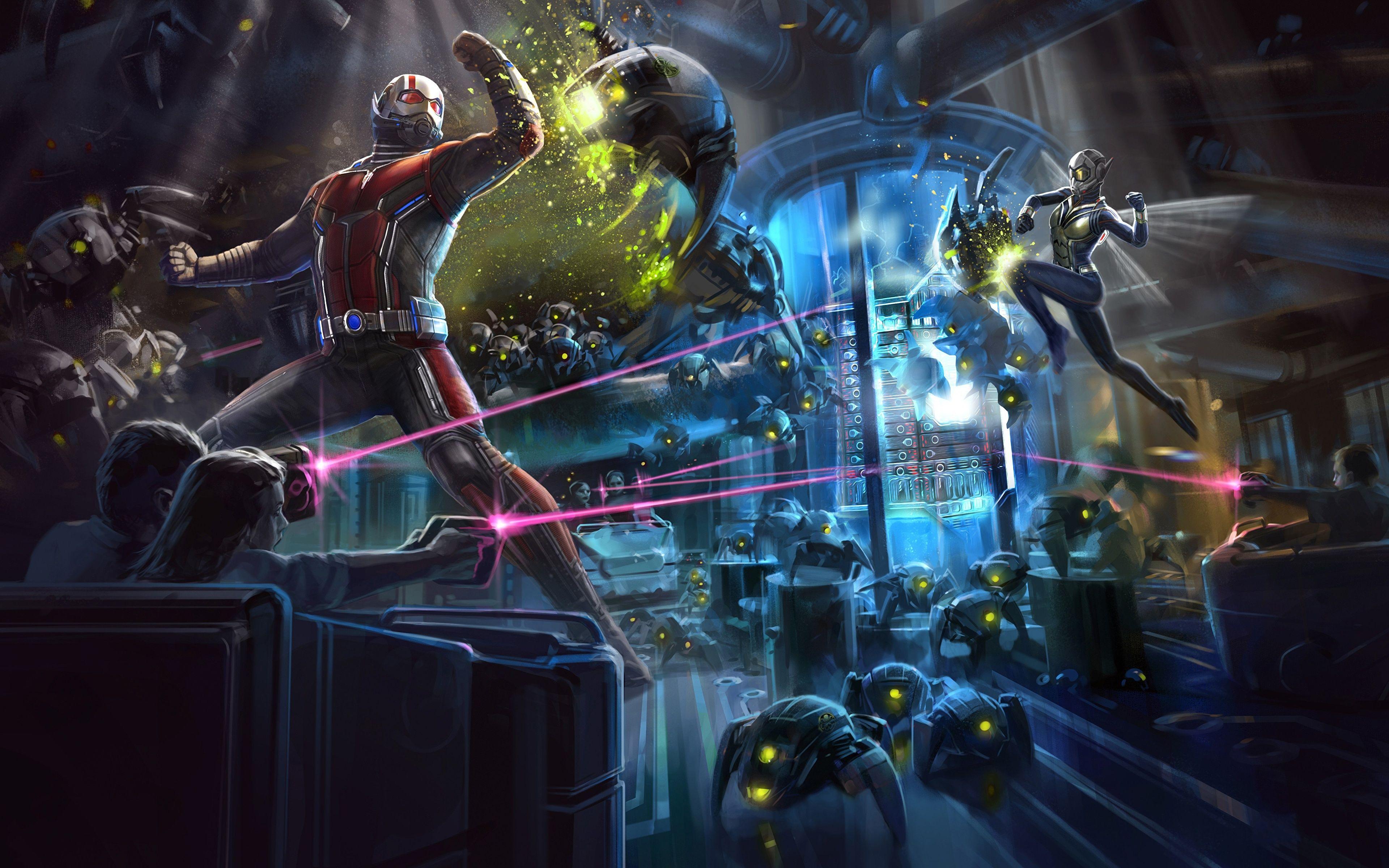 3840x2400 image Heroes Comics Ant Man And The Wasp Movies 3840x2400