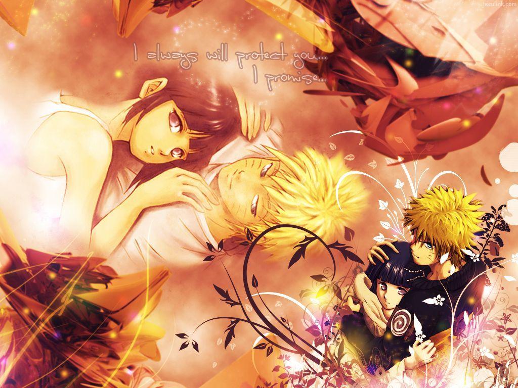 Naruto Loving Hinata Wallpaper  Download to your mobile from PHONEKY