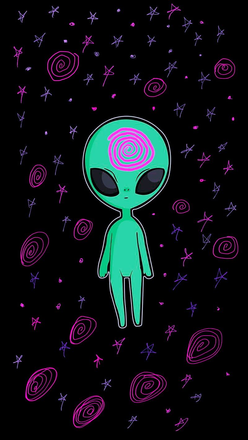 800x1420 Alien, aesthetic, dope, grunge, love