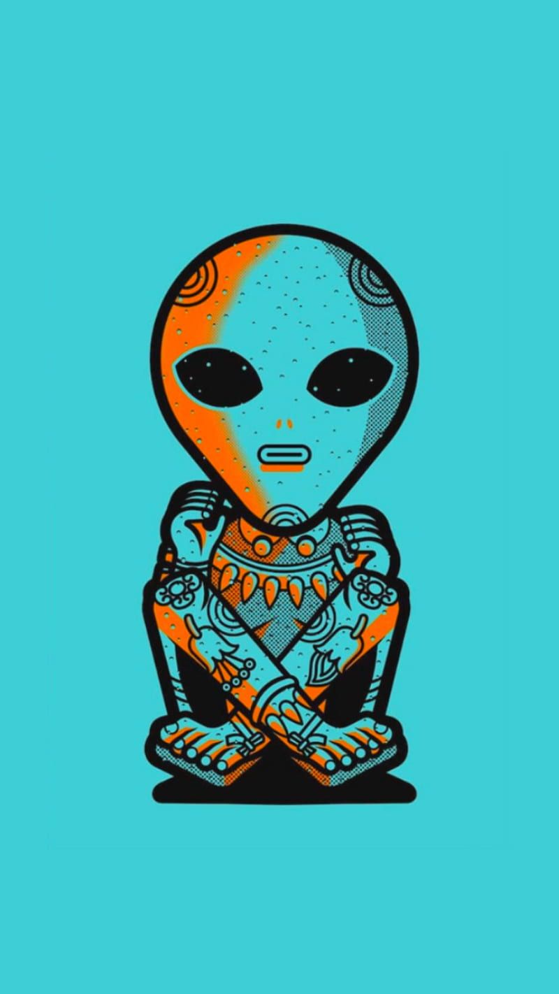 800x1422 Alien, area HD phone wallpaper