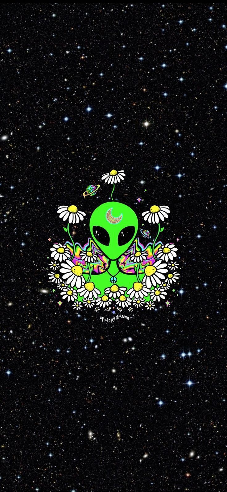 736x1593 Alien wallpaper art