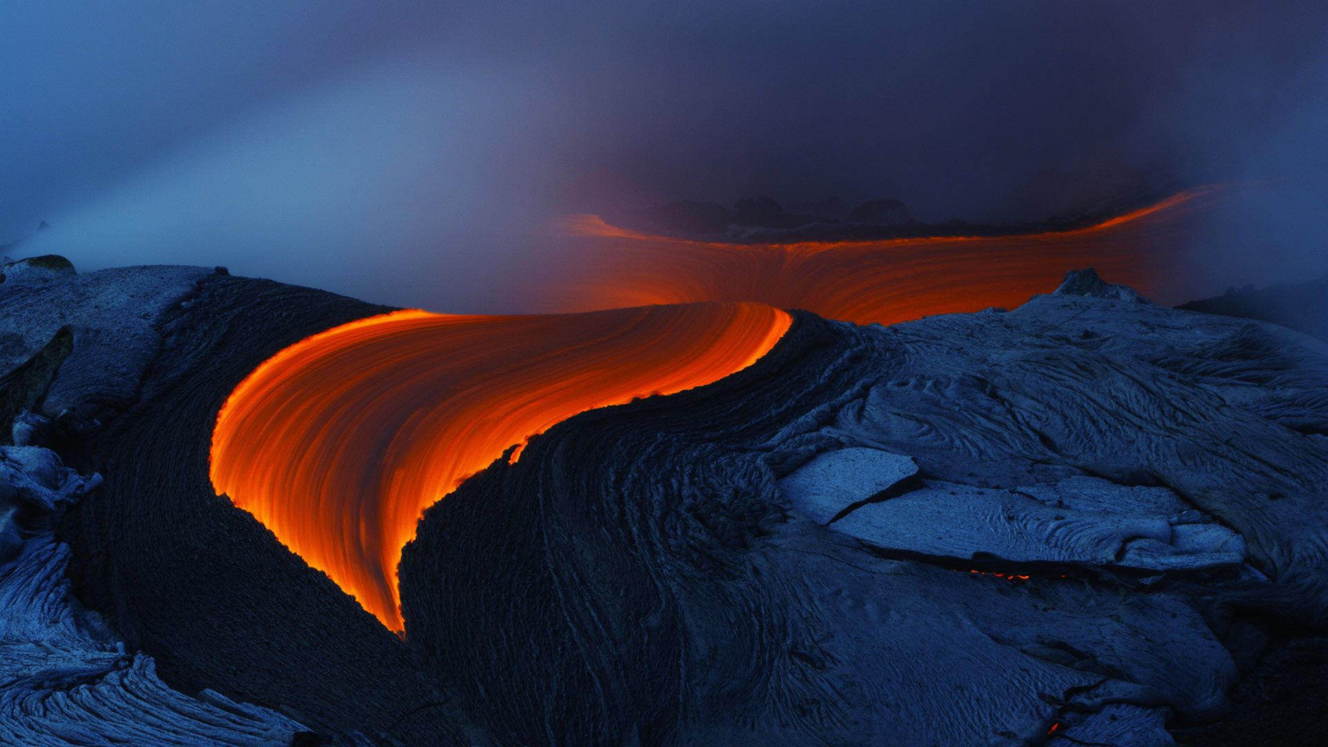 1920x1080 the volcano, Hawaii, lava, USA, Kilauea
