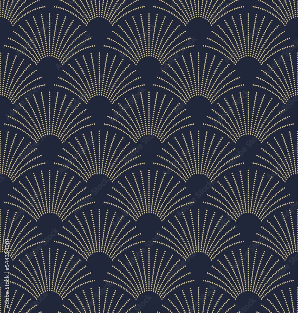 952x1000 Art Deco geometric seamless pattern