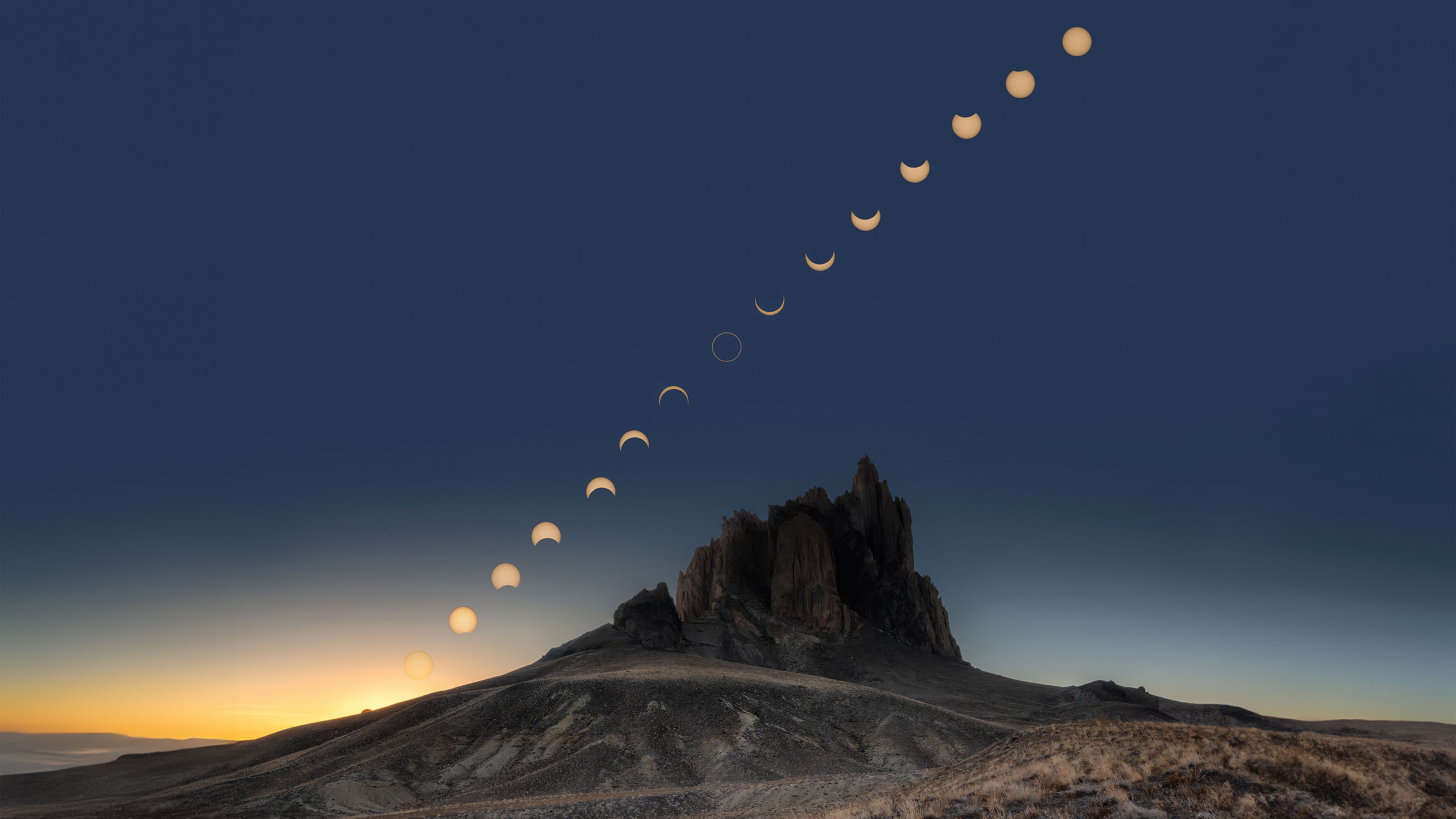 5120x2880 Solar Eclipse Wallpaper
