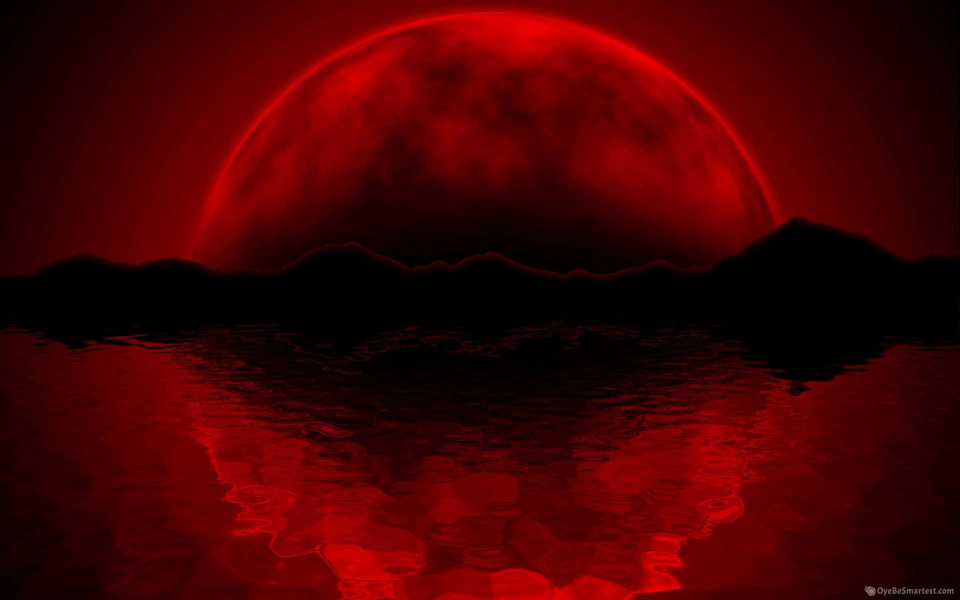 1920x1200 The Mesmerizing Beauty Of A Lunar Eclipse Wallpaper