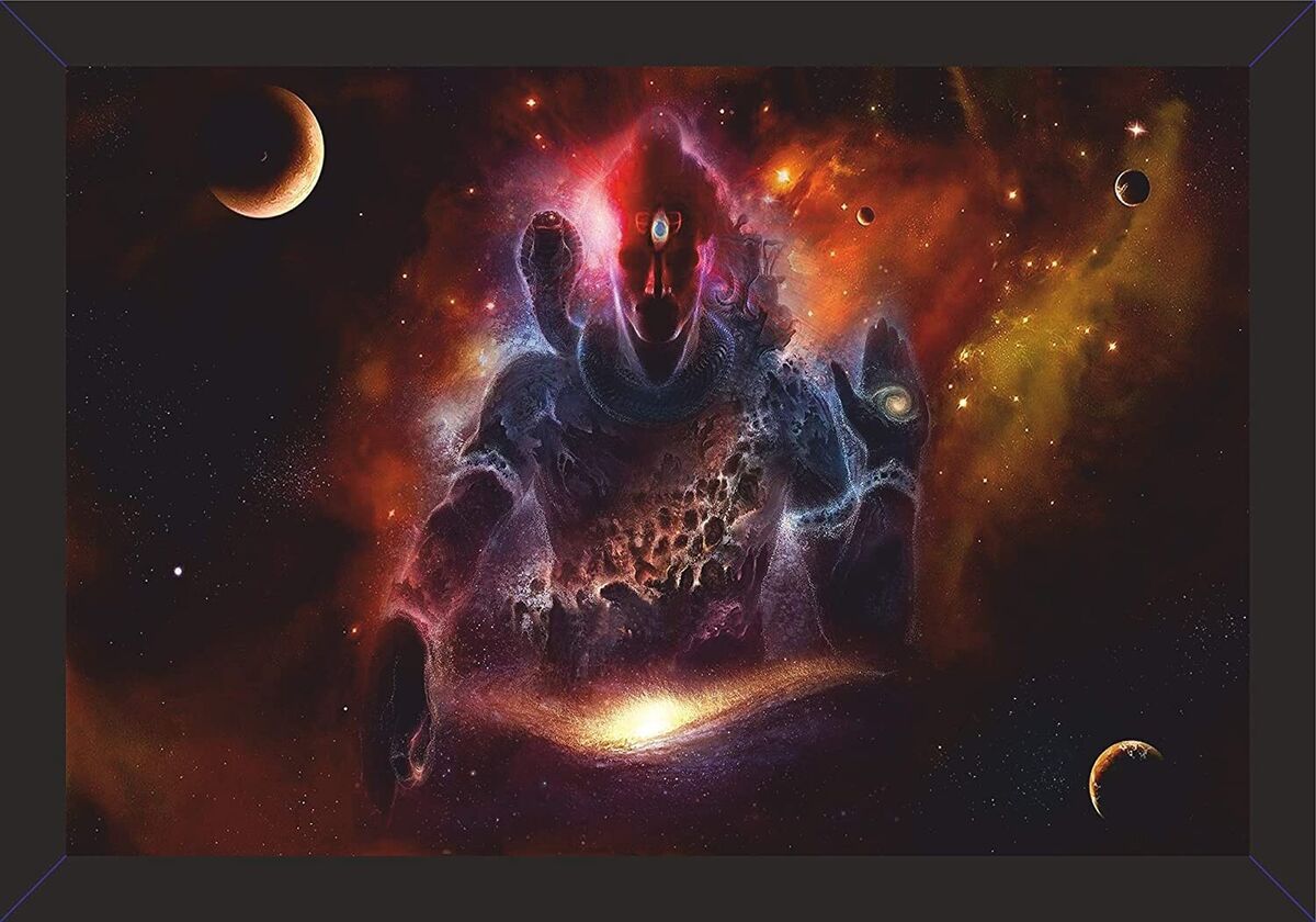 1200x840 Canvas Lord Shiva Wall Painting