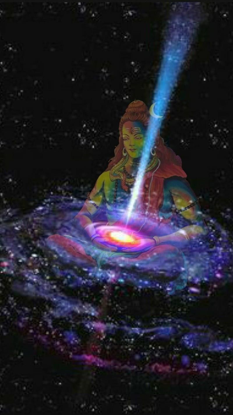 800x1423 Shiva in Universe, hindu, bhakti