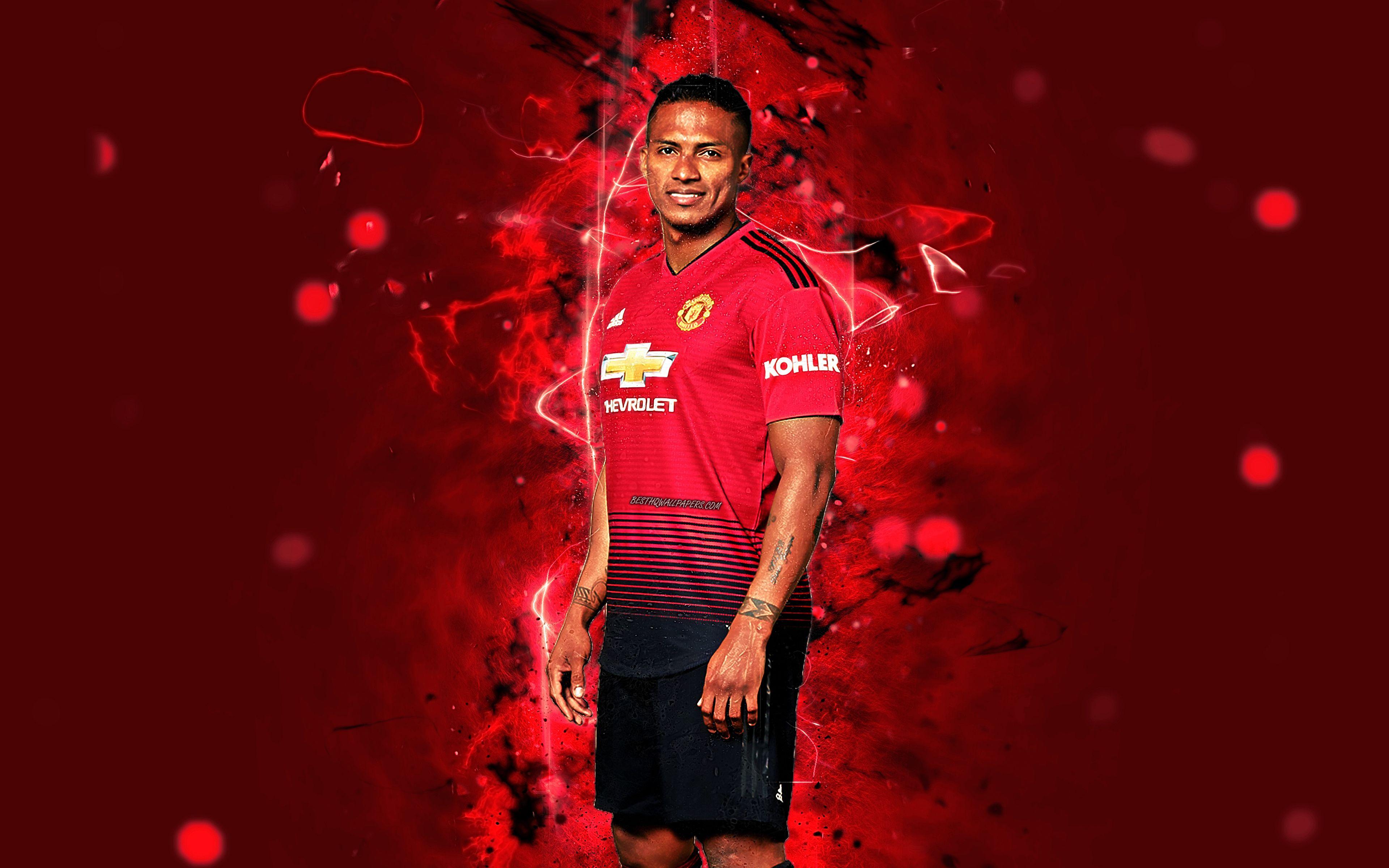 3840x2400 Download Wallpaper Antonio Valencia, 4k, Season 2018 2019